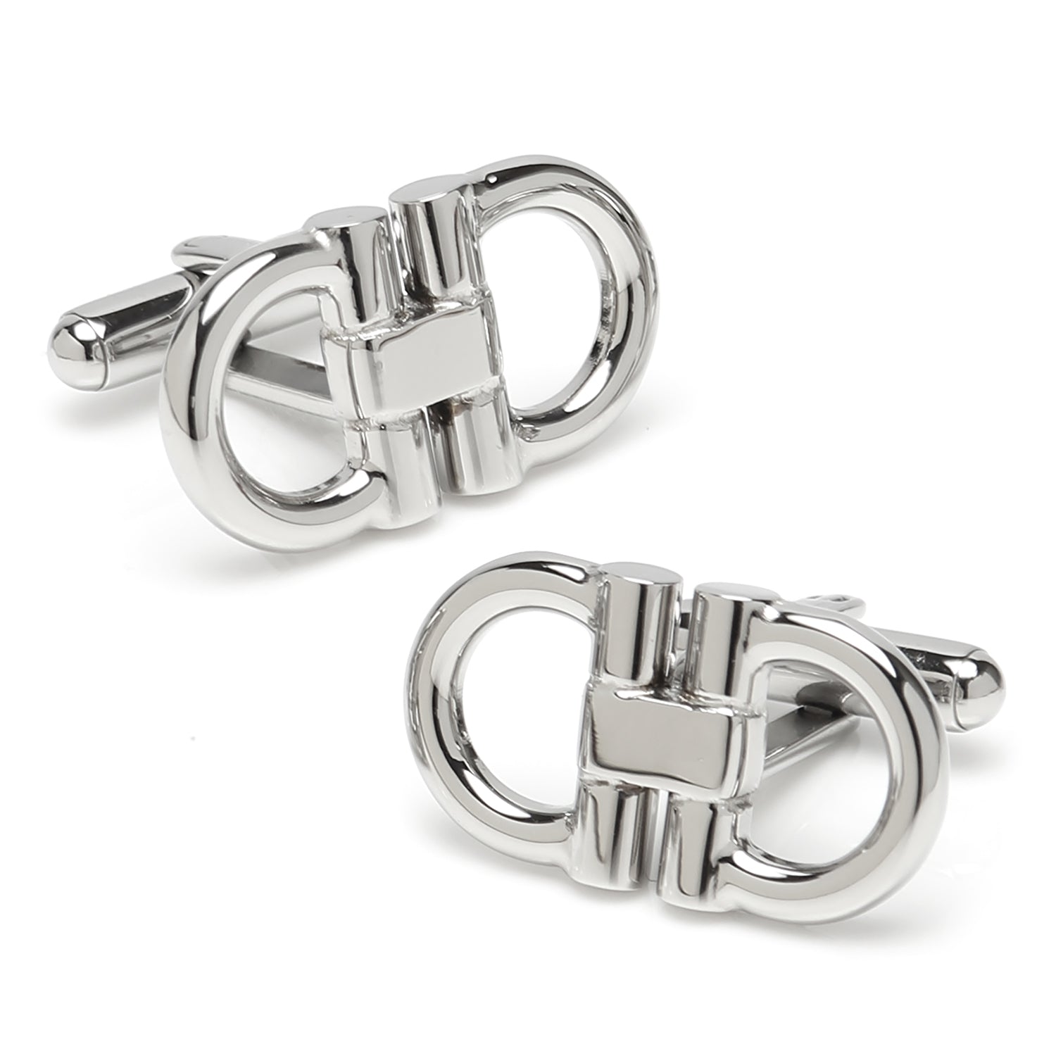 Horse Bit Stainless Steel 5-Stud Set by Cufflinks.com