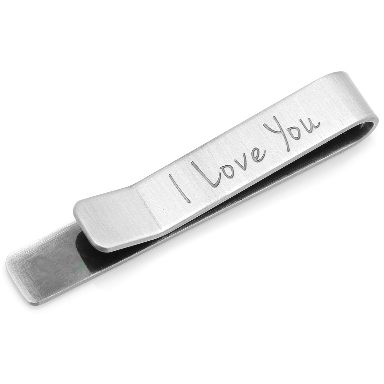 I Love You Hidden Message Tie Bar by Cufflinks.com