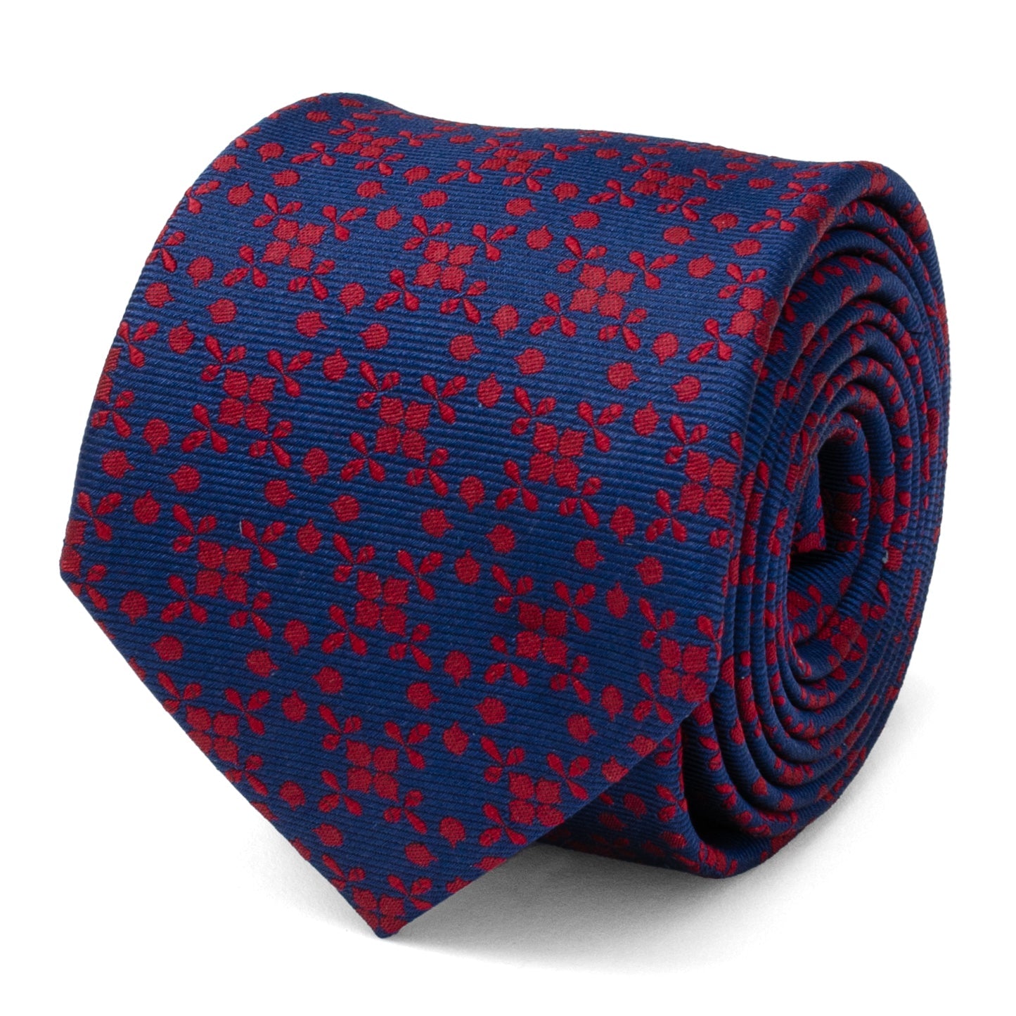 Navy/Red Patterned Men&