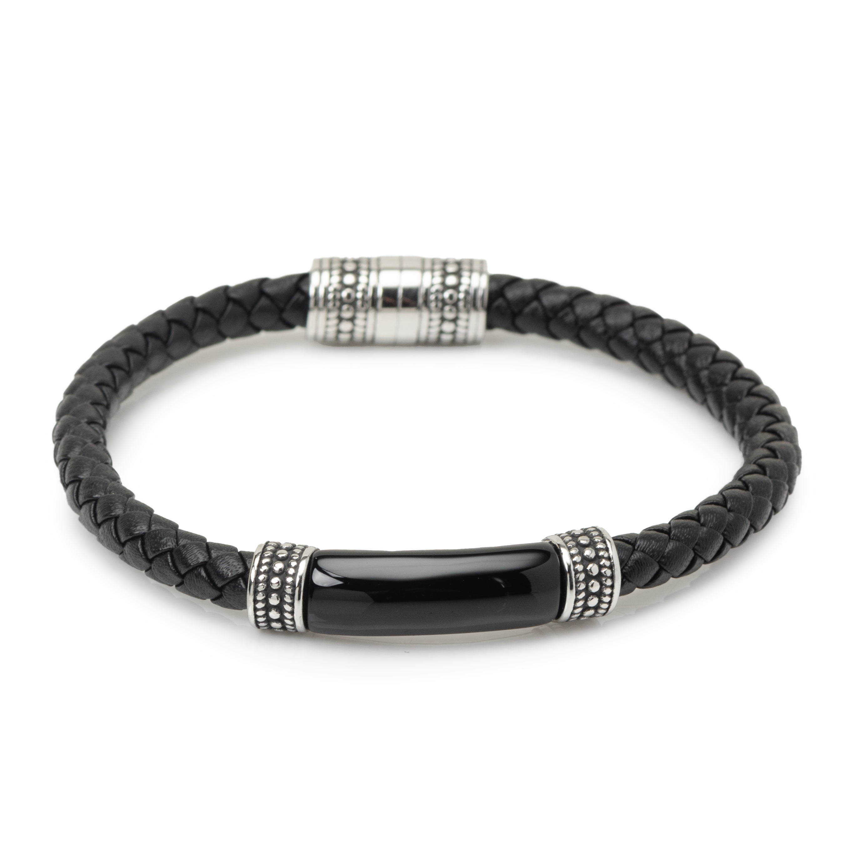 Onyx I Love You Bracelet by Cufflinks.com