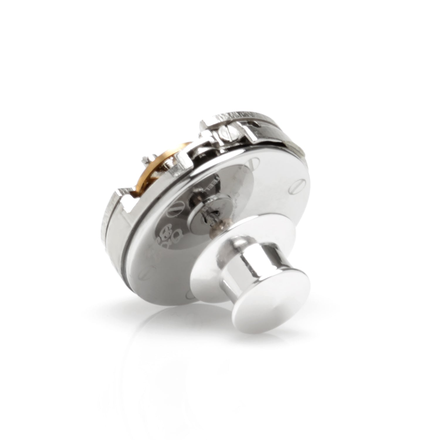 Open Edge Skeleton Watch Movement Lapel Pin by Cufflinks.com