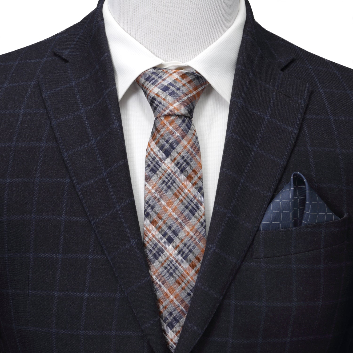 Gray Plaid Men&