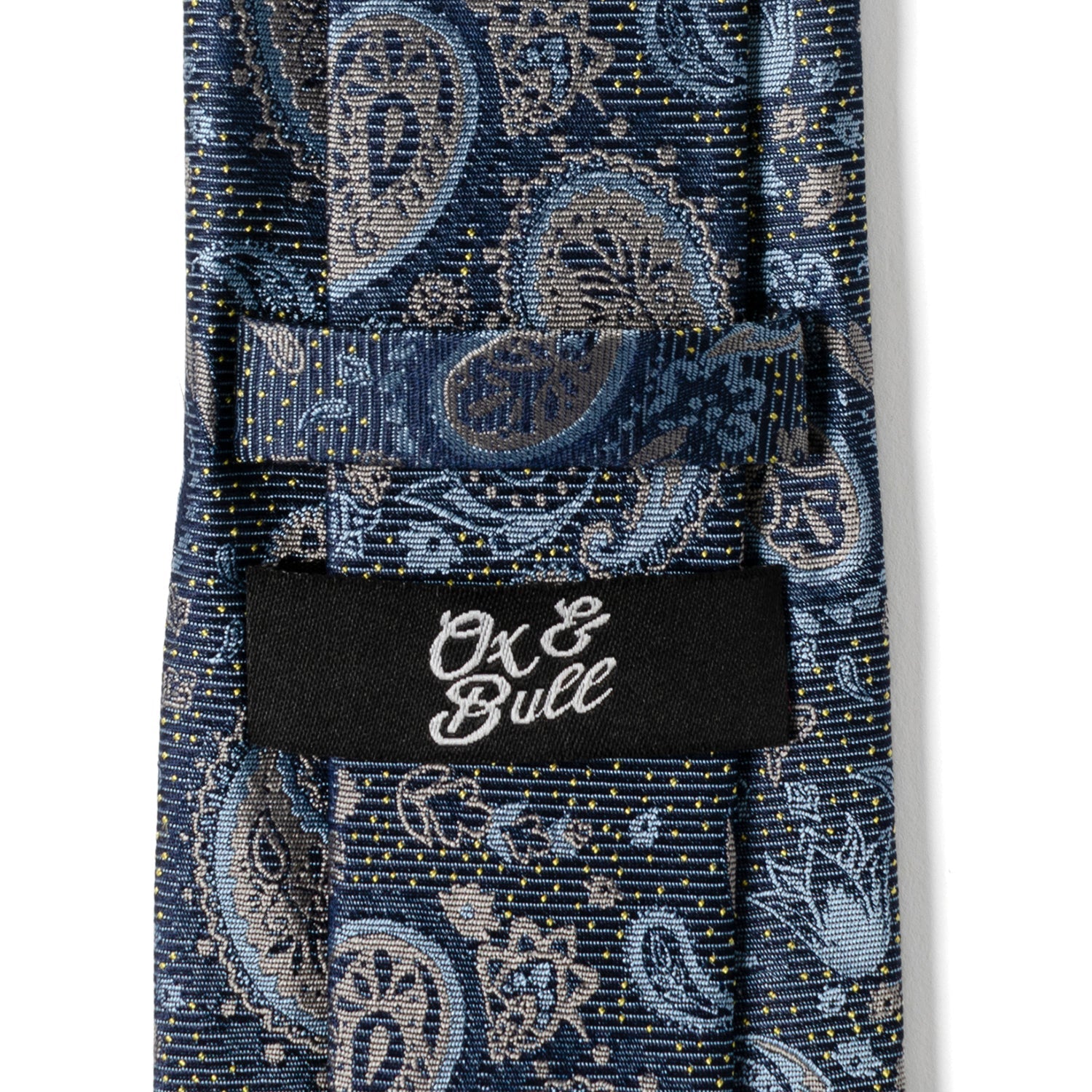 Blue & Gray Paisley Men&