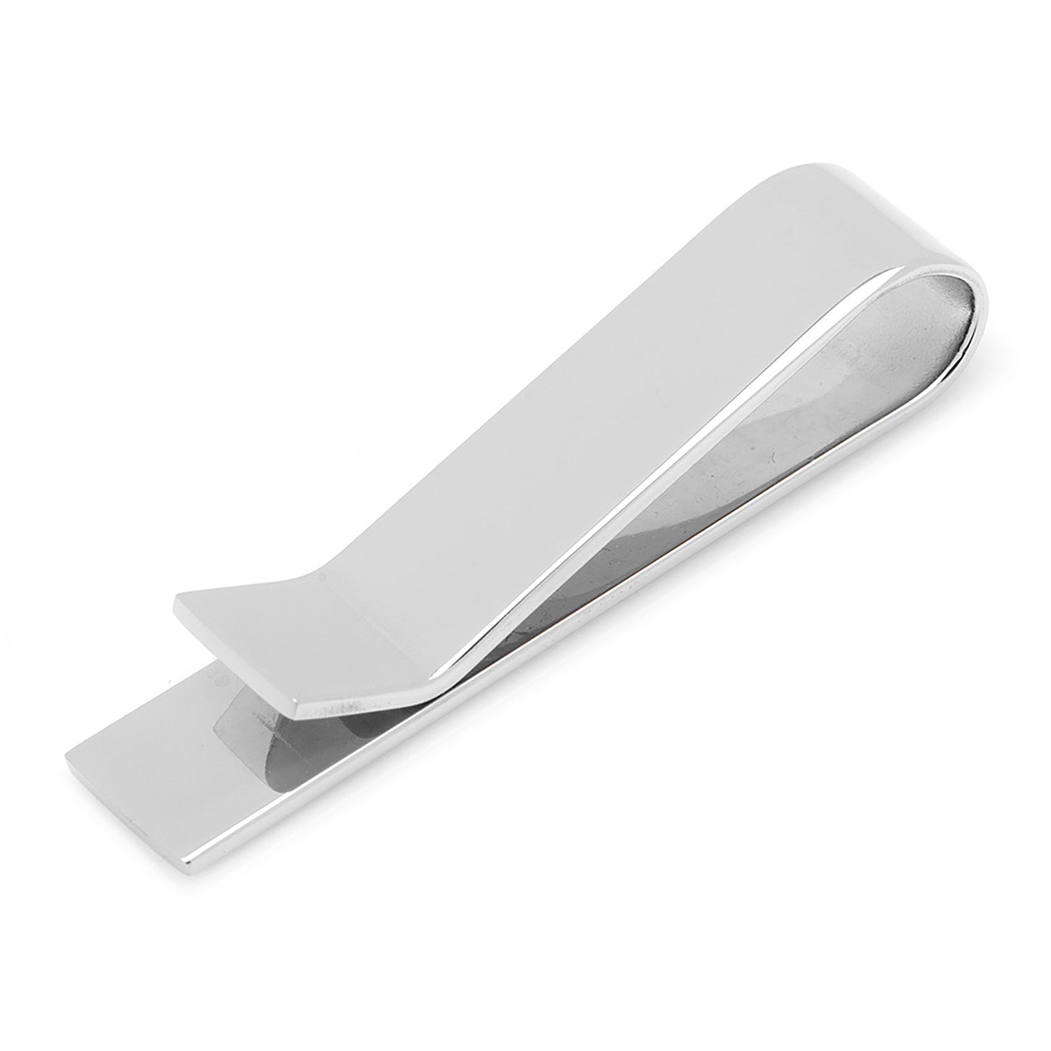 Short Stainless Steel Engravable Tie Bar by Cufflinks.com