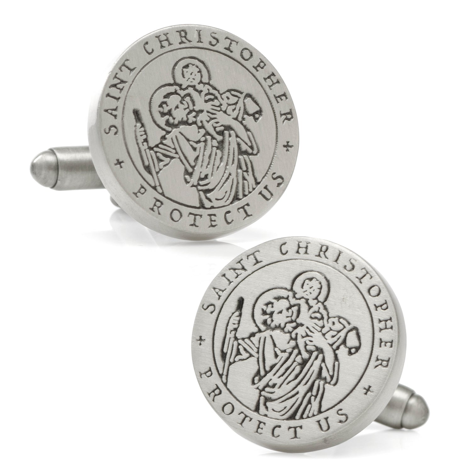 St. Christopher Amulet Cufflinks by Cufflinks.com