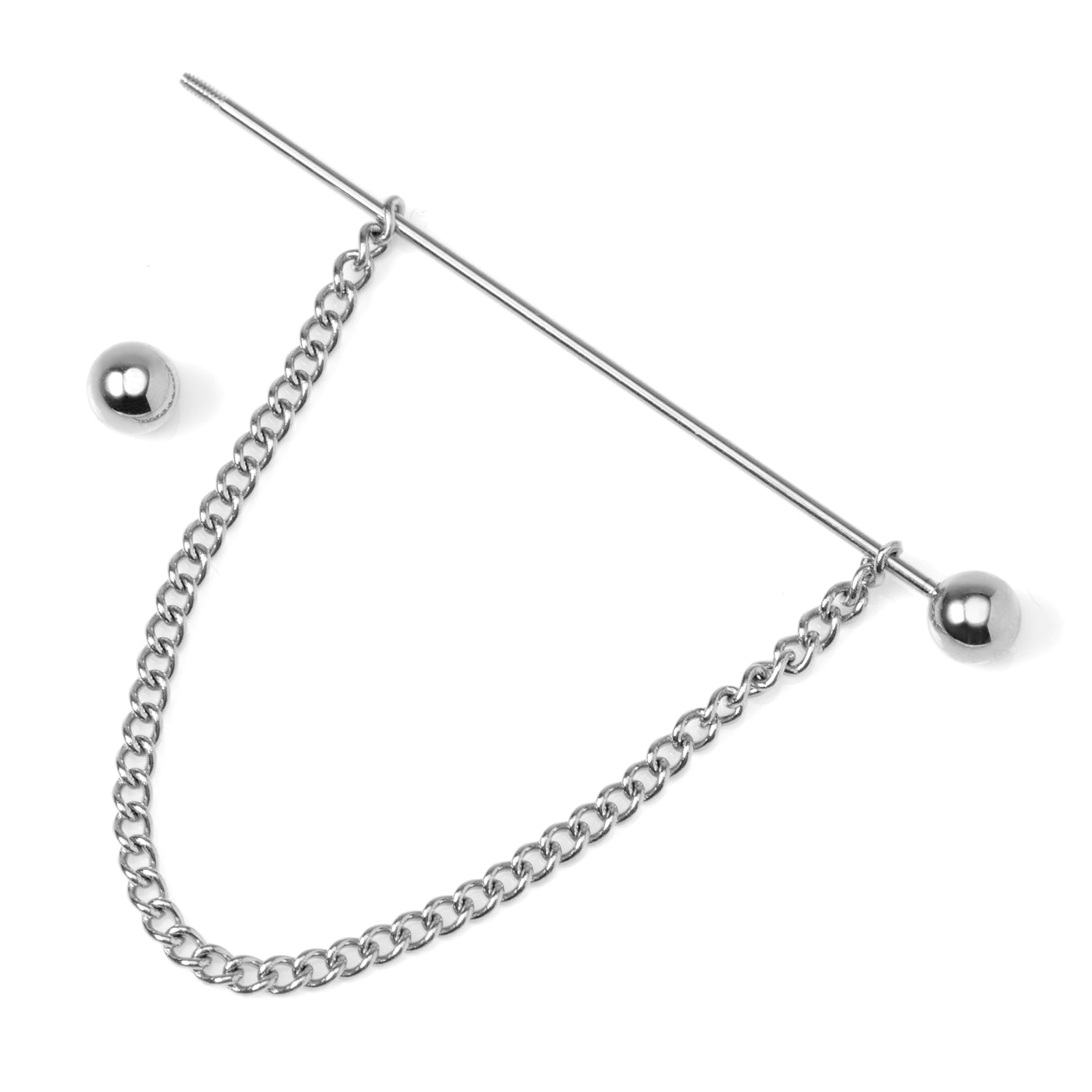 Stainless Steel Chain Collar Bar by Cufflinks.com