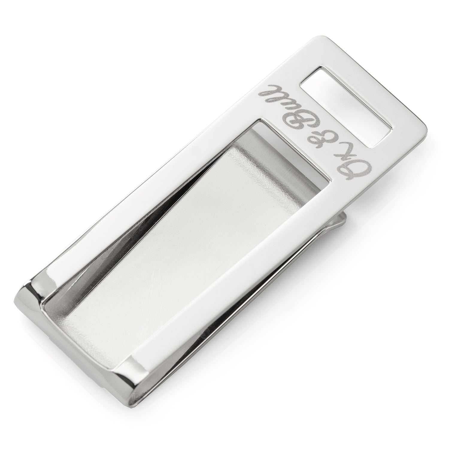Stainless Steel Cut Out Money Clip by Cufflinks.com
