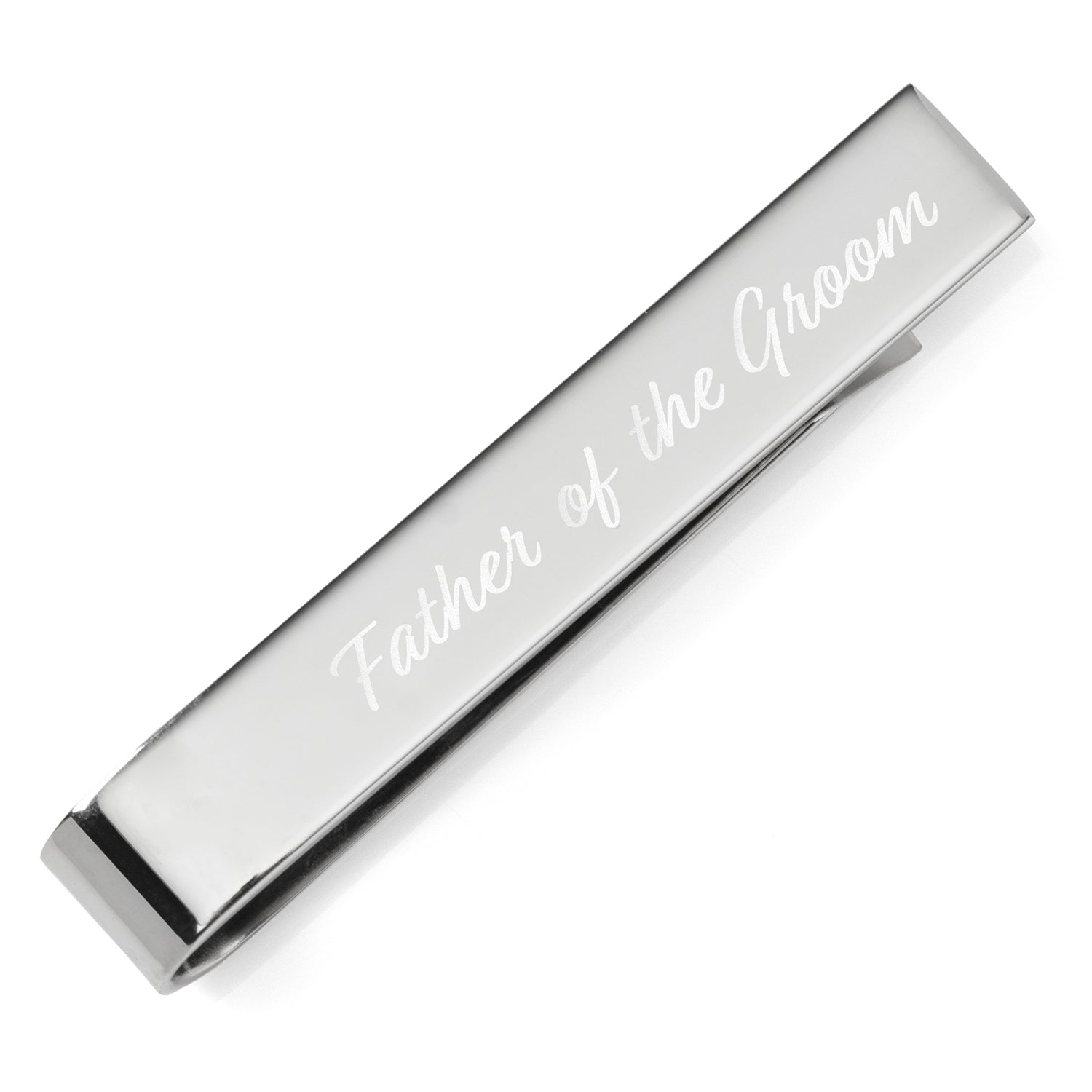 Wedding Title Engravable Tie Bar by Cufflinks.com