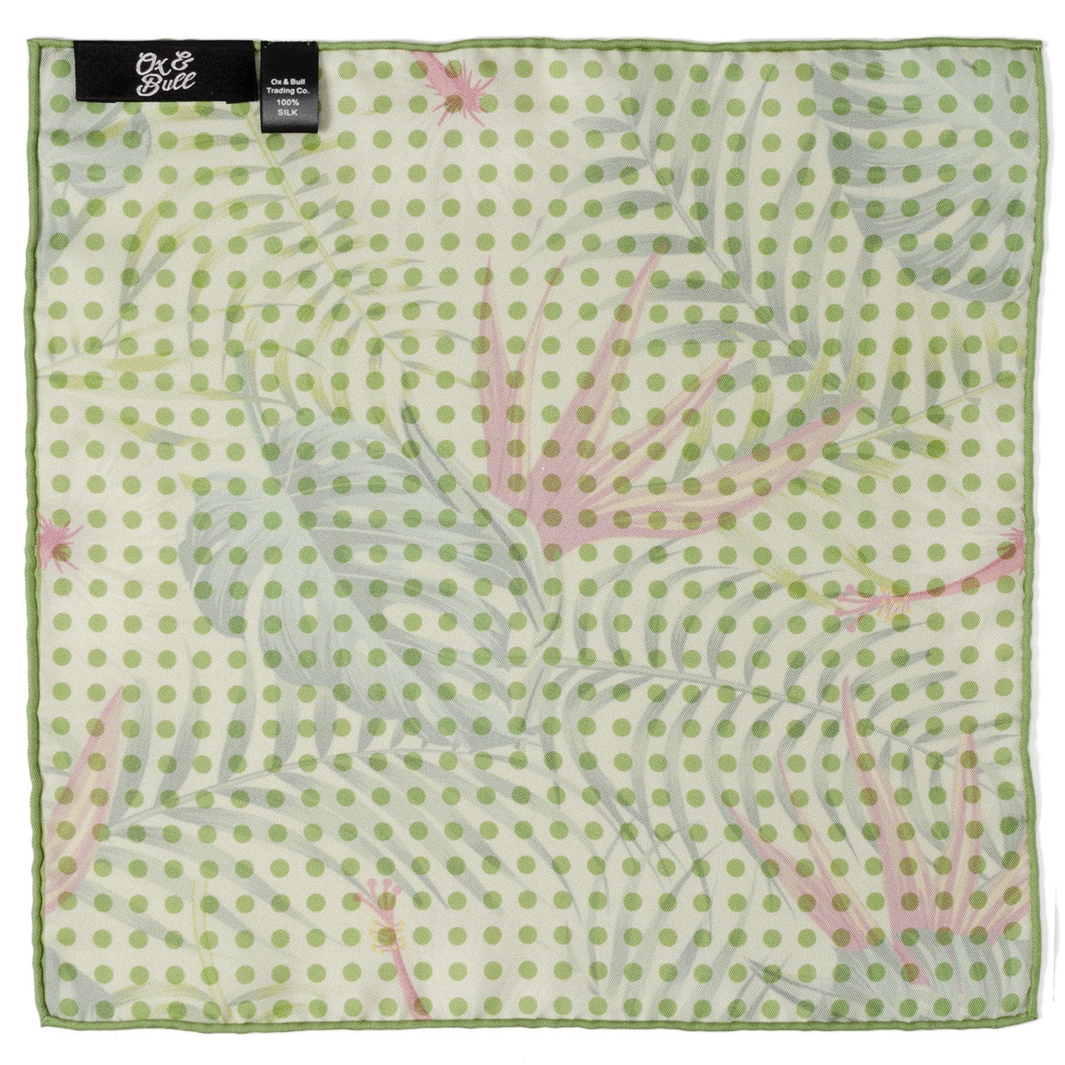 Tropical Leaf Multi Pocket Square DestGlow