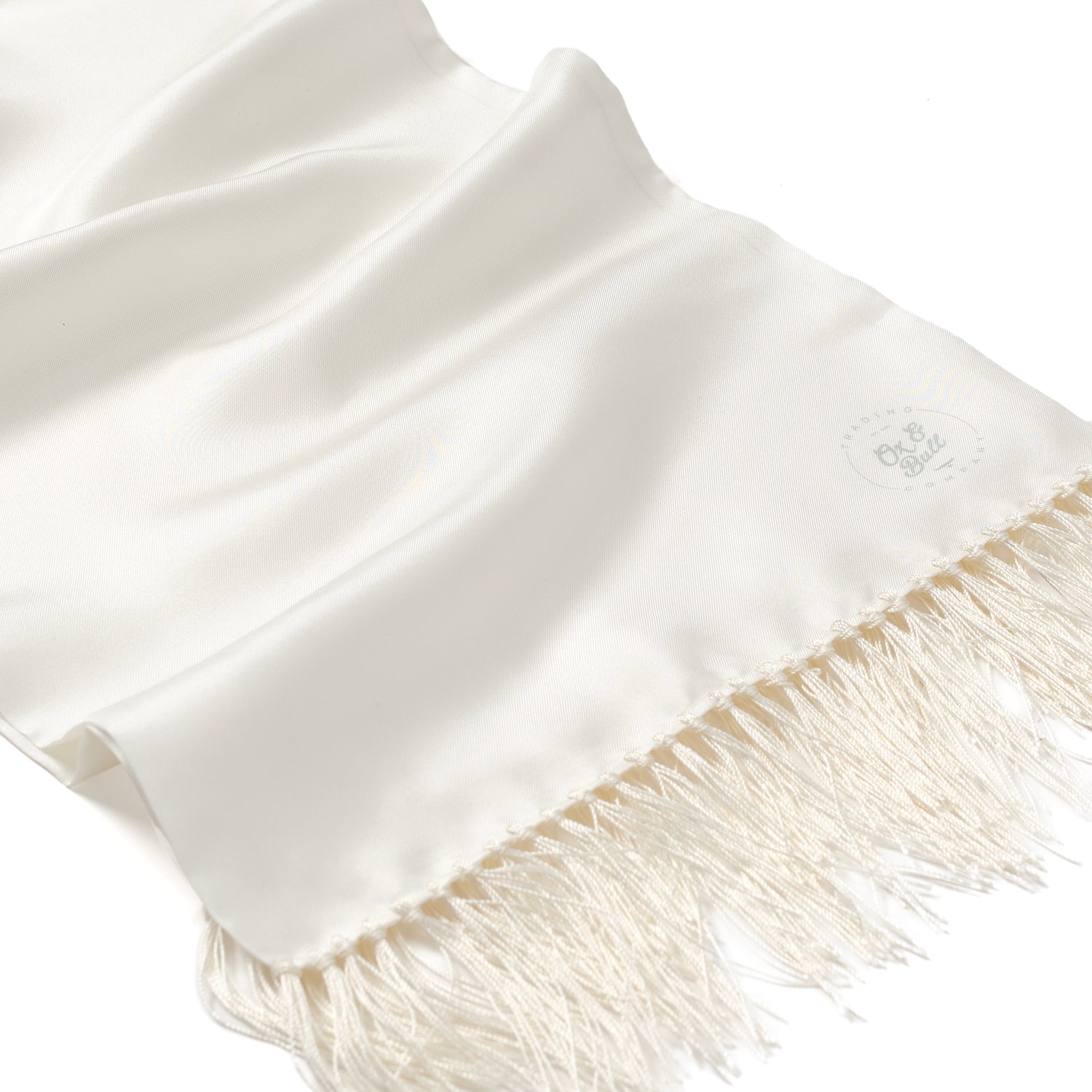 White Silk Tuxedo Scarf by Cufflinks.com