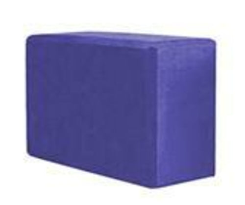 Yoga Foam Blocks 4" Blue - High Density EVA Foam Support Blocks Set