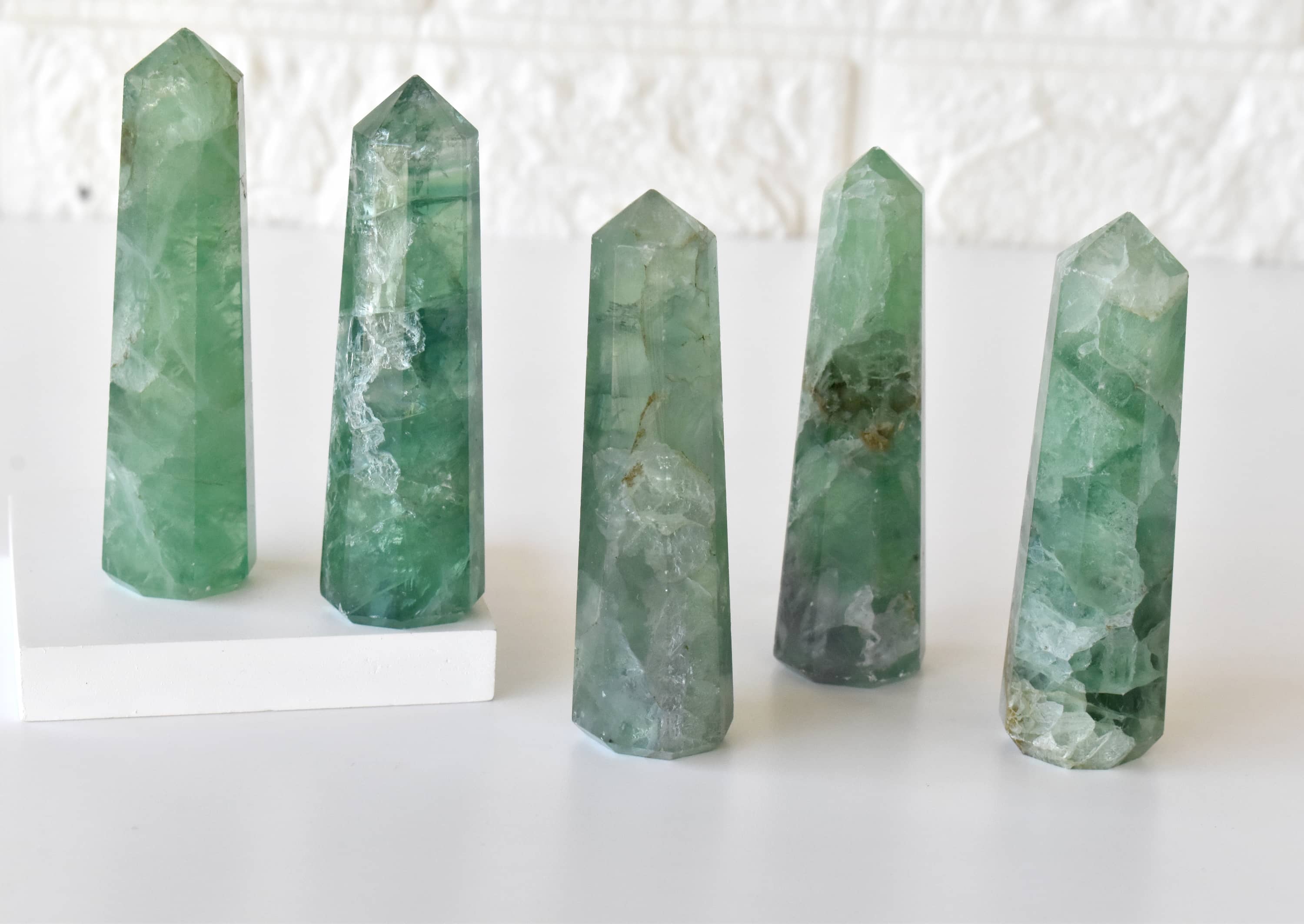 Green Fluorite Tower Point (Spiritual Awakening and Personal Growth) DestGlow