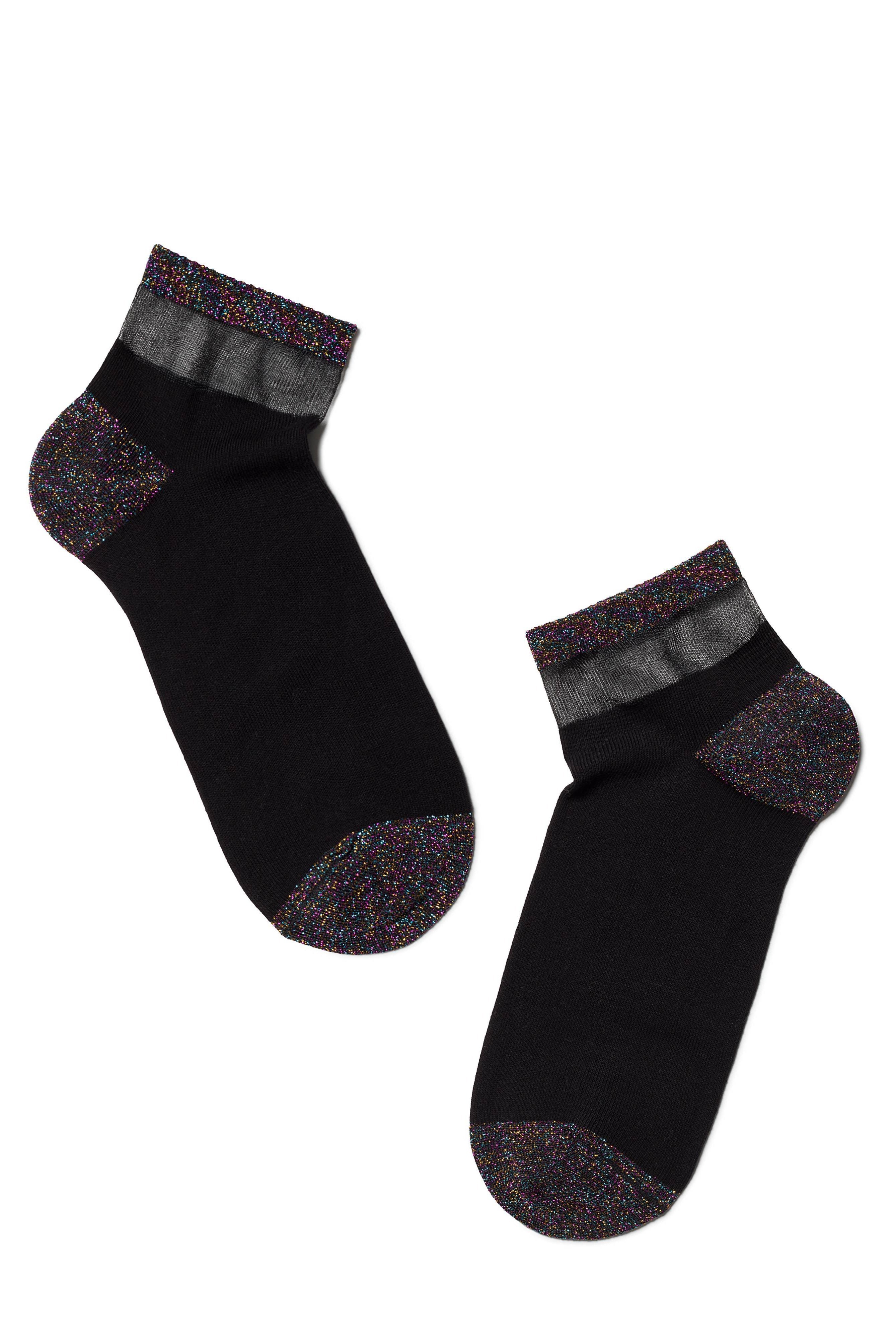 Cotton Ankle Socks Conte Active - 207 with Lurex by TheRanok.com