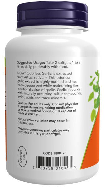 Garlic, Odorless by Country Life Natural Foods