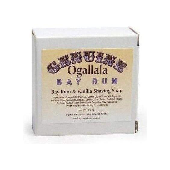 Ogallala Bay Rum & Vanilla Shaving Soap 4.5 Oz by Pasteur Pharmacy