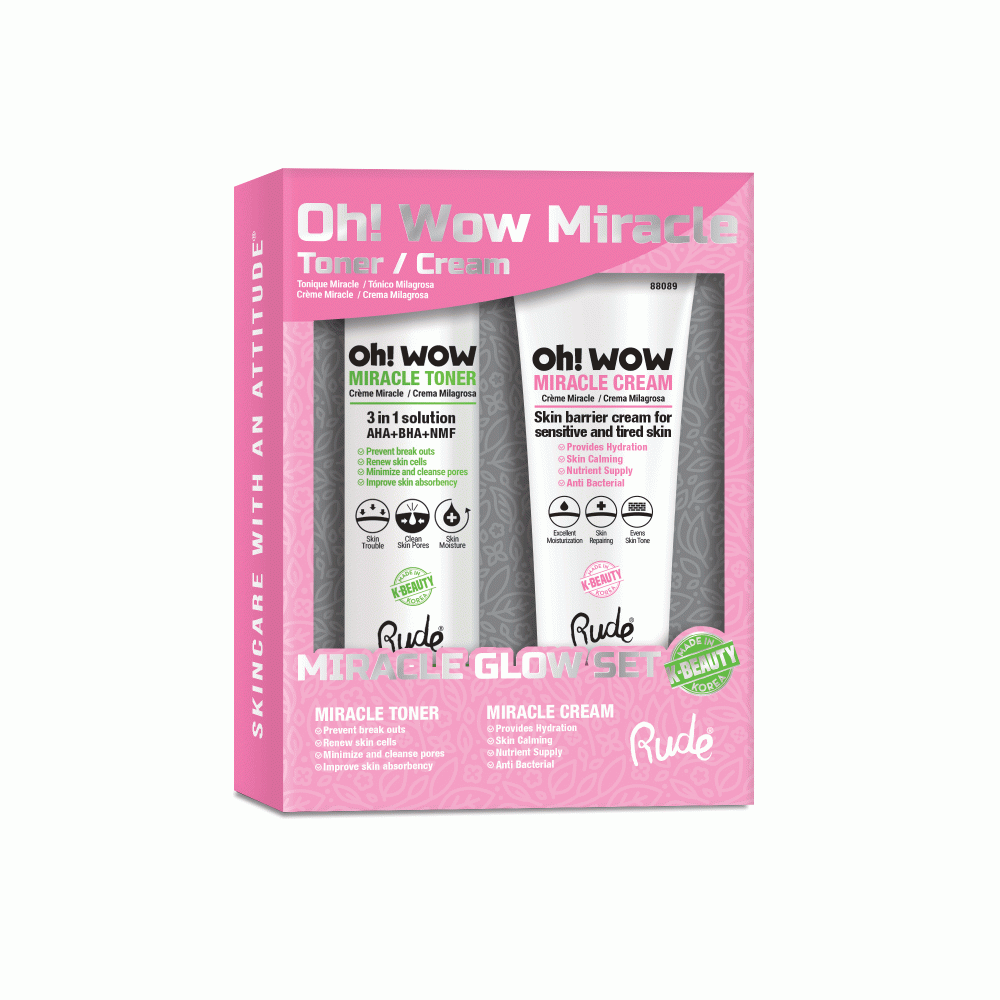 RUDE Oh Wow! Miracle Miracle Glow Set by Avera Group