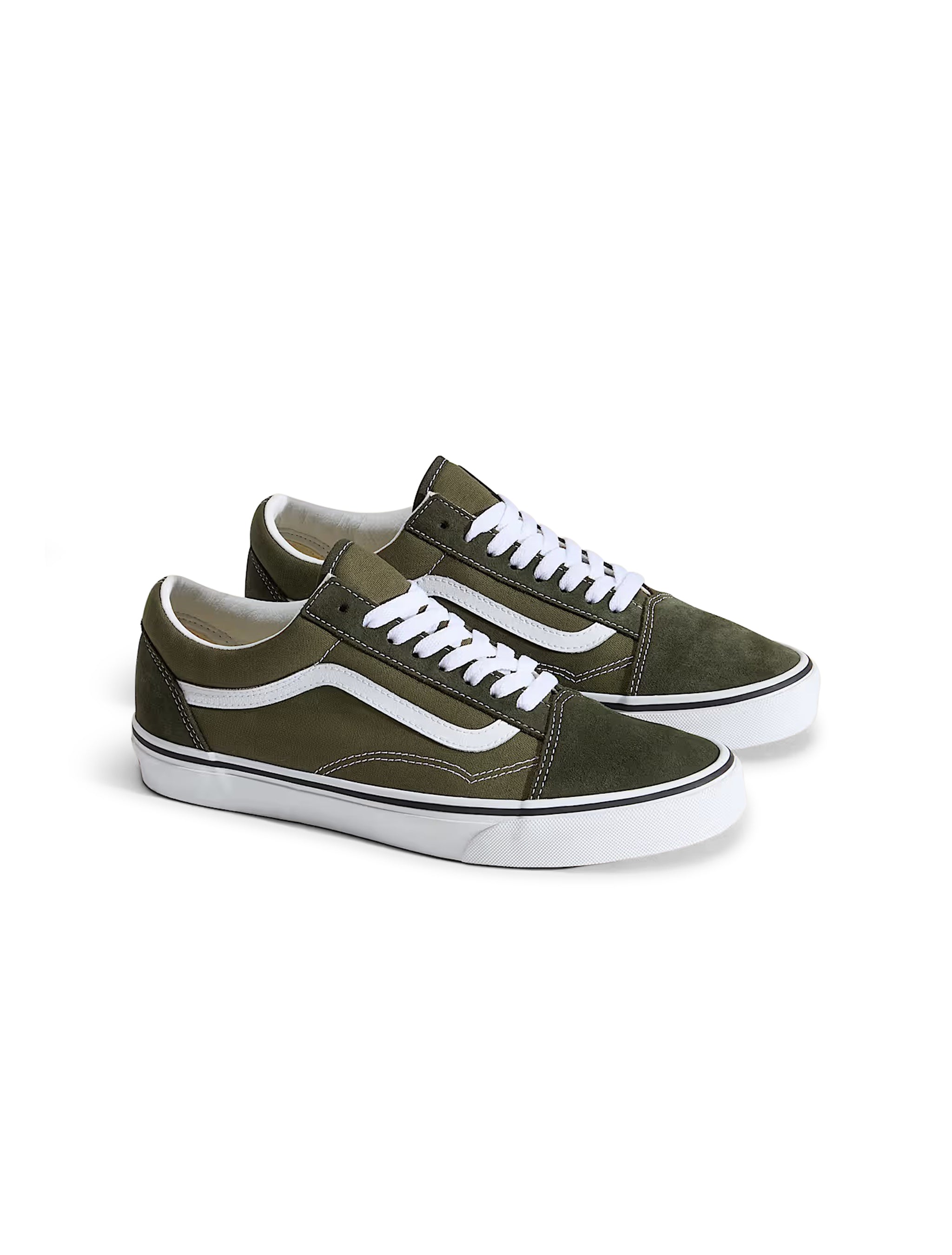 Vans Big Kids Old Skool - Obsidian/Fern by Denim Exchange