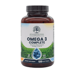 Omega 3 Complete (120 ct) (Highest potency, FDA/USA made fish oil)