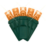 LED Mini Lights 5MM Orange Twinkle 6" Spacing