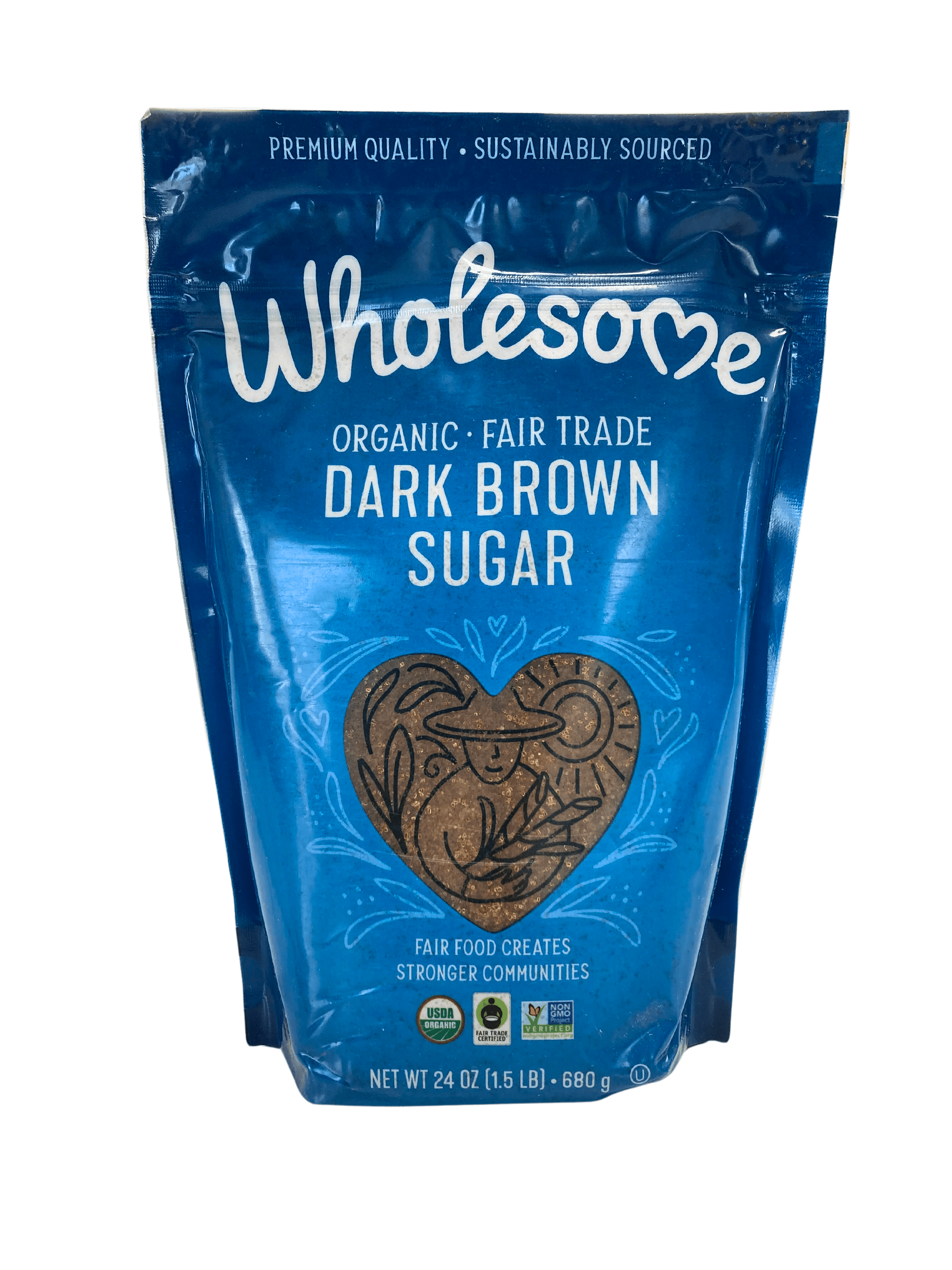 Brown Sugar, Dark, Organic by Country Life Natural Foods