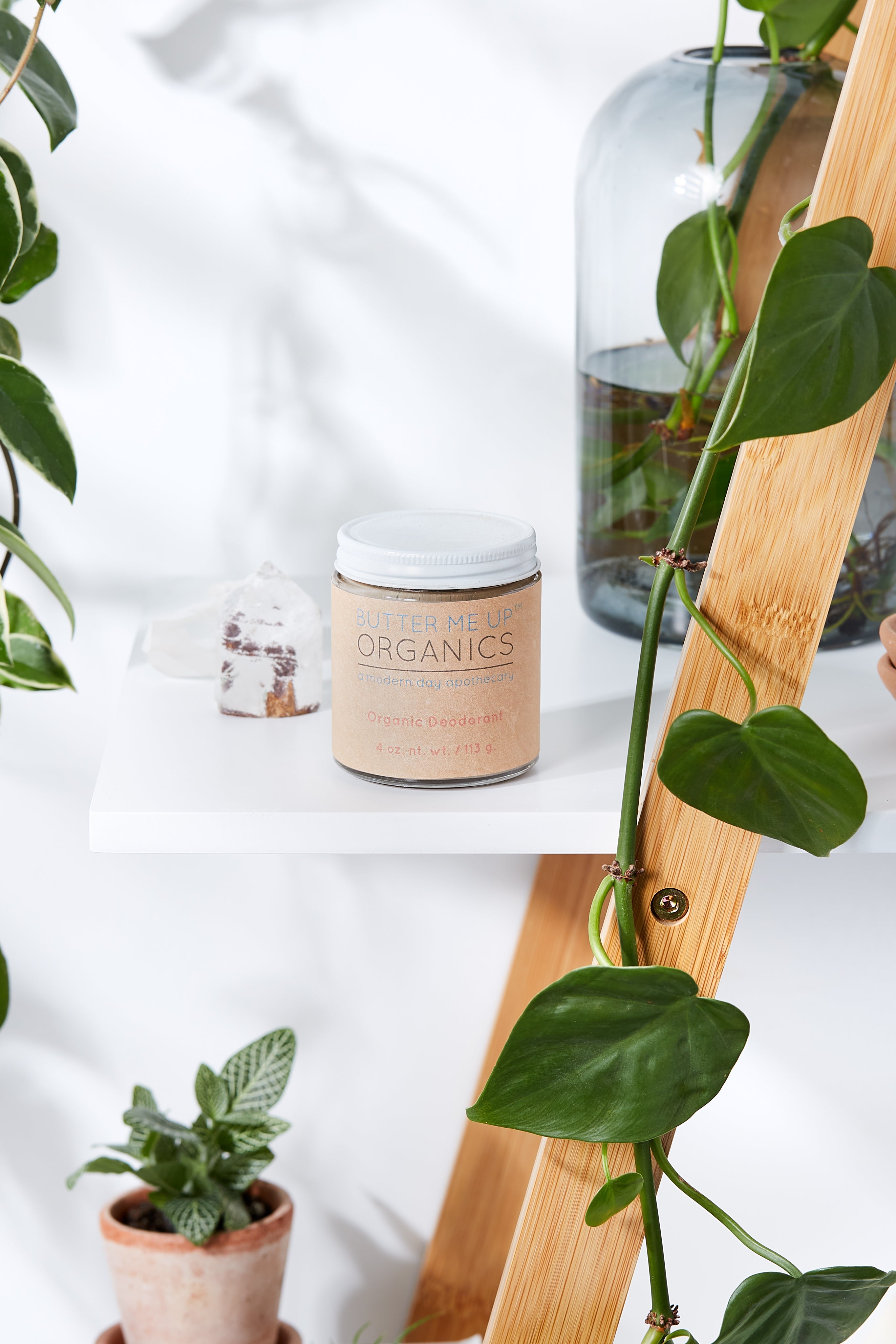 Organic Deodorant / Sensitive 1/2 & 1/2 Deodorant / Organic Deodorant by Butter Me Up Organics