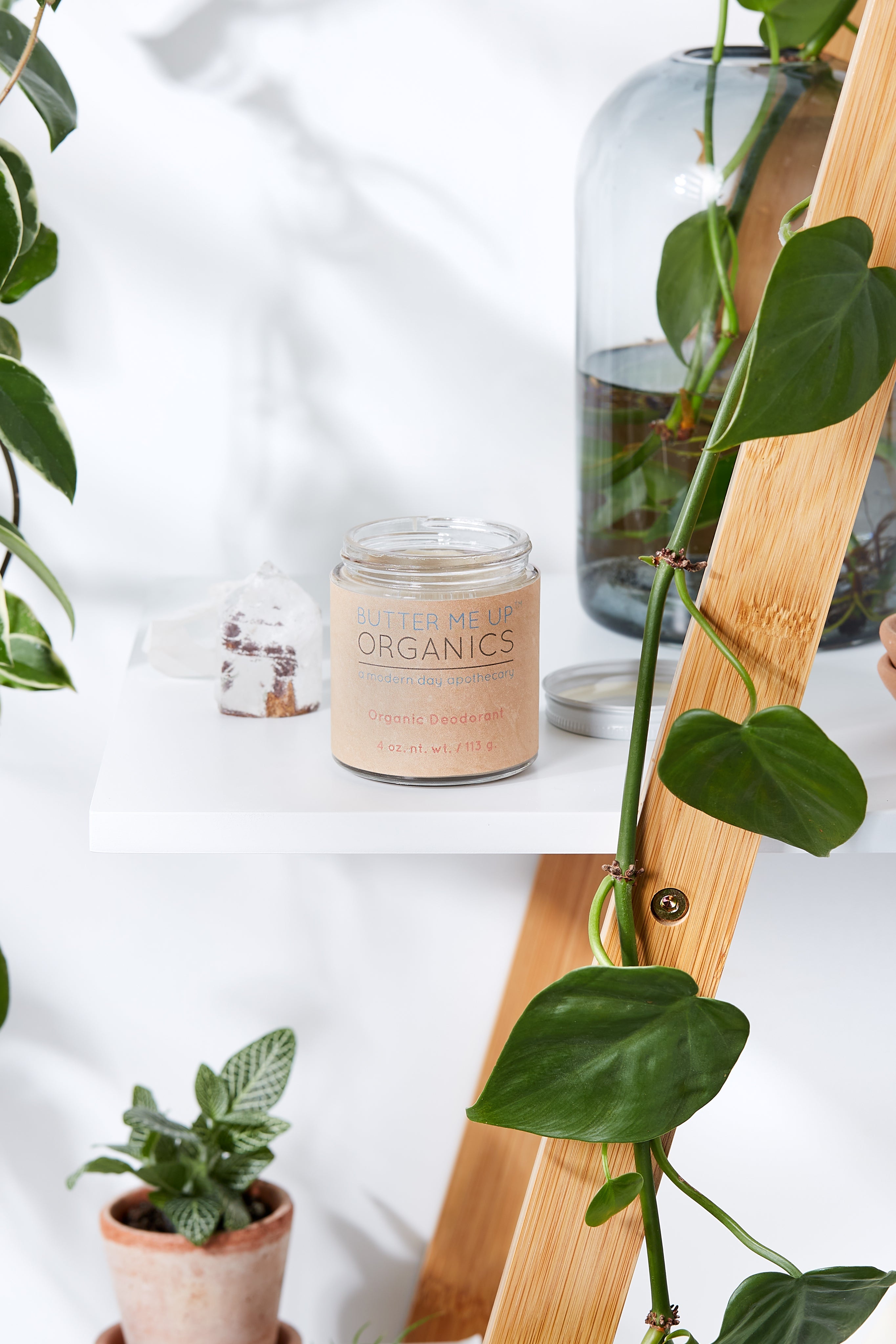 Organic Deodorant / Sensitive 1/2 & 1/2 Deodorant / Organic Deodorant by Butter Me Up Organics
