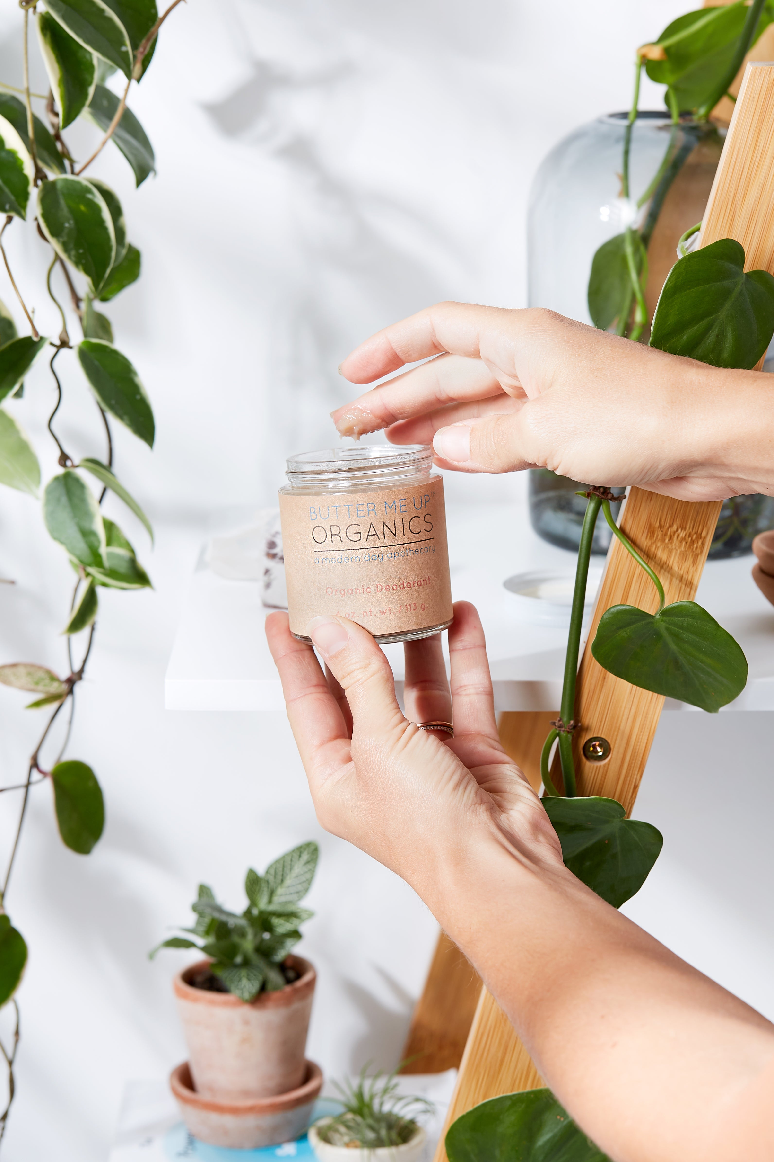 Organic Deodorant / Sensitive 1/2 & 1/2 Deodorant / Organic Deodorant by Butter Me Up Organics