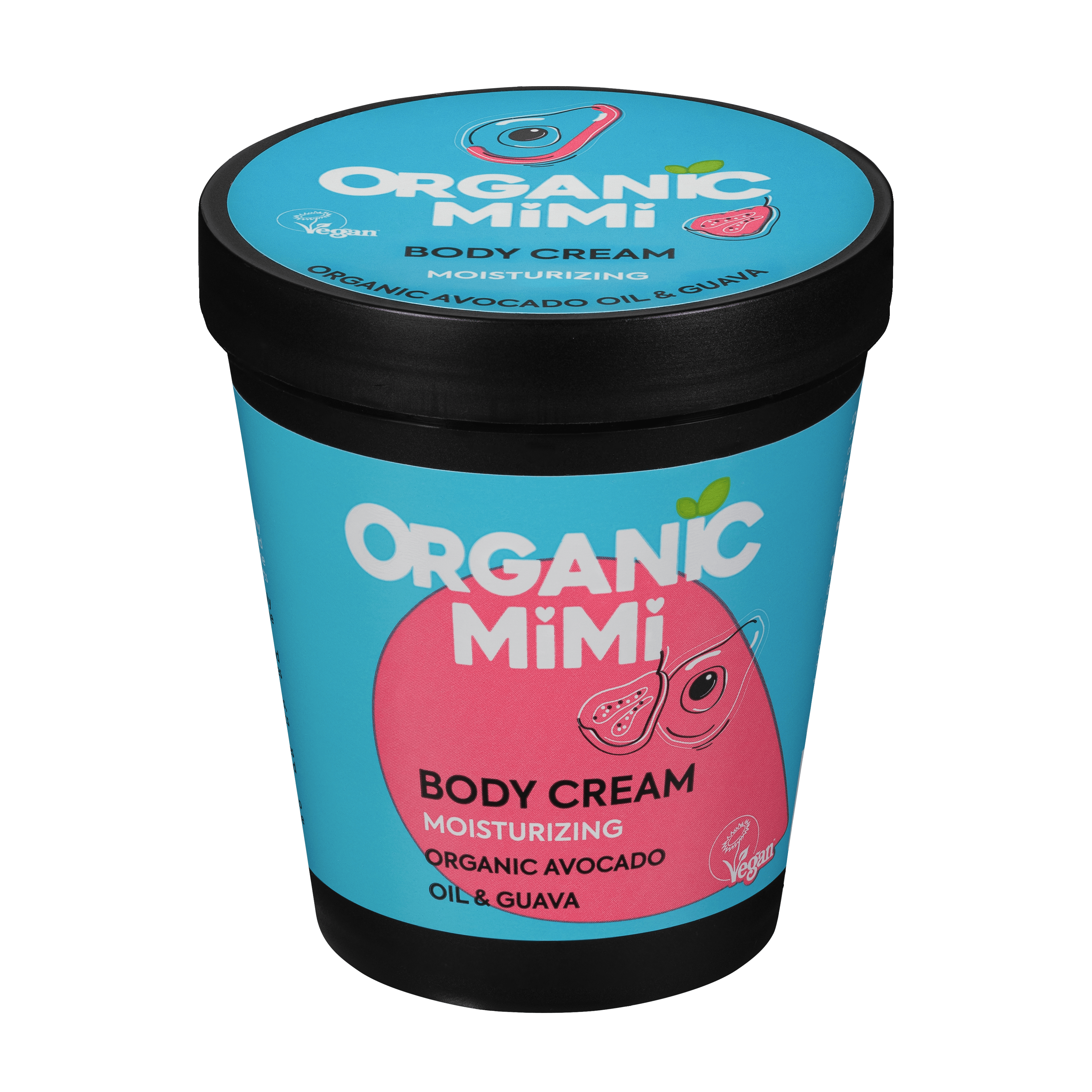 Organic Mimi, Body Cream Moisturizing Avocado & Guava, 200 ml by Damask Rose