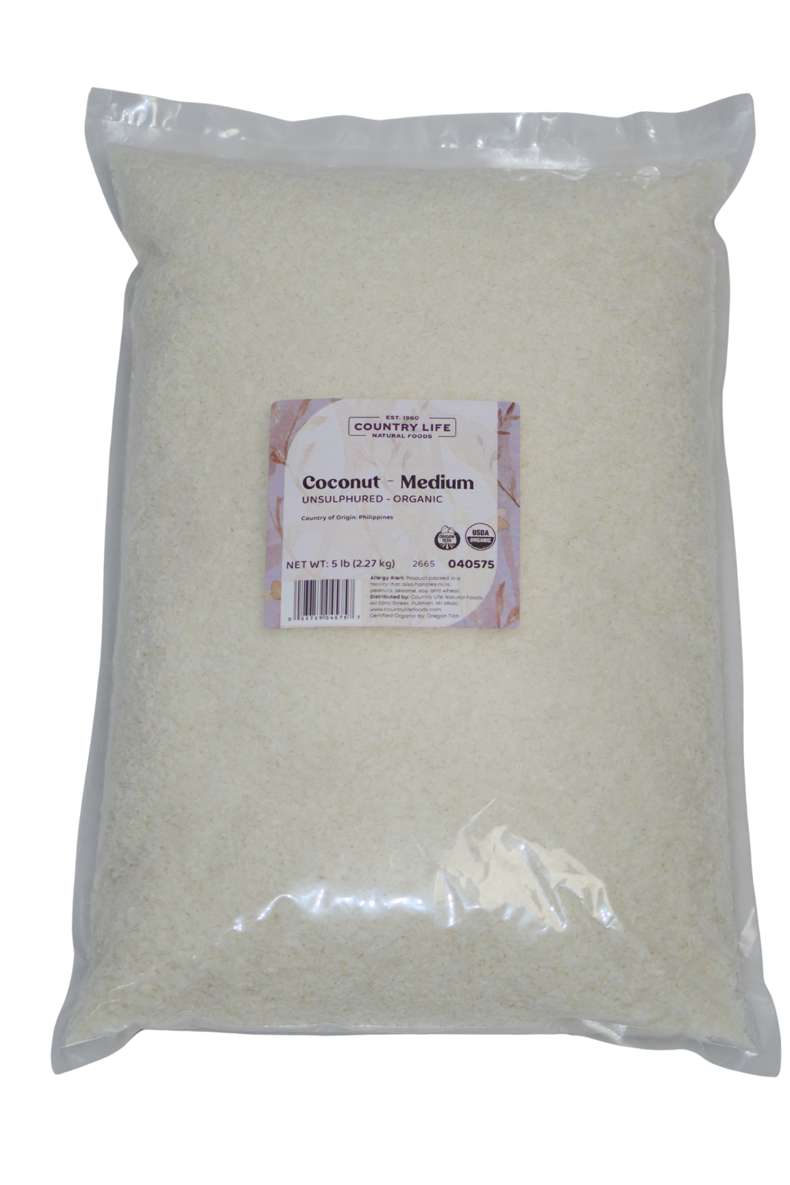 Coconut, Medium by Country Life Natural Foods