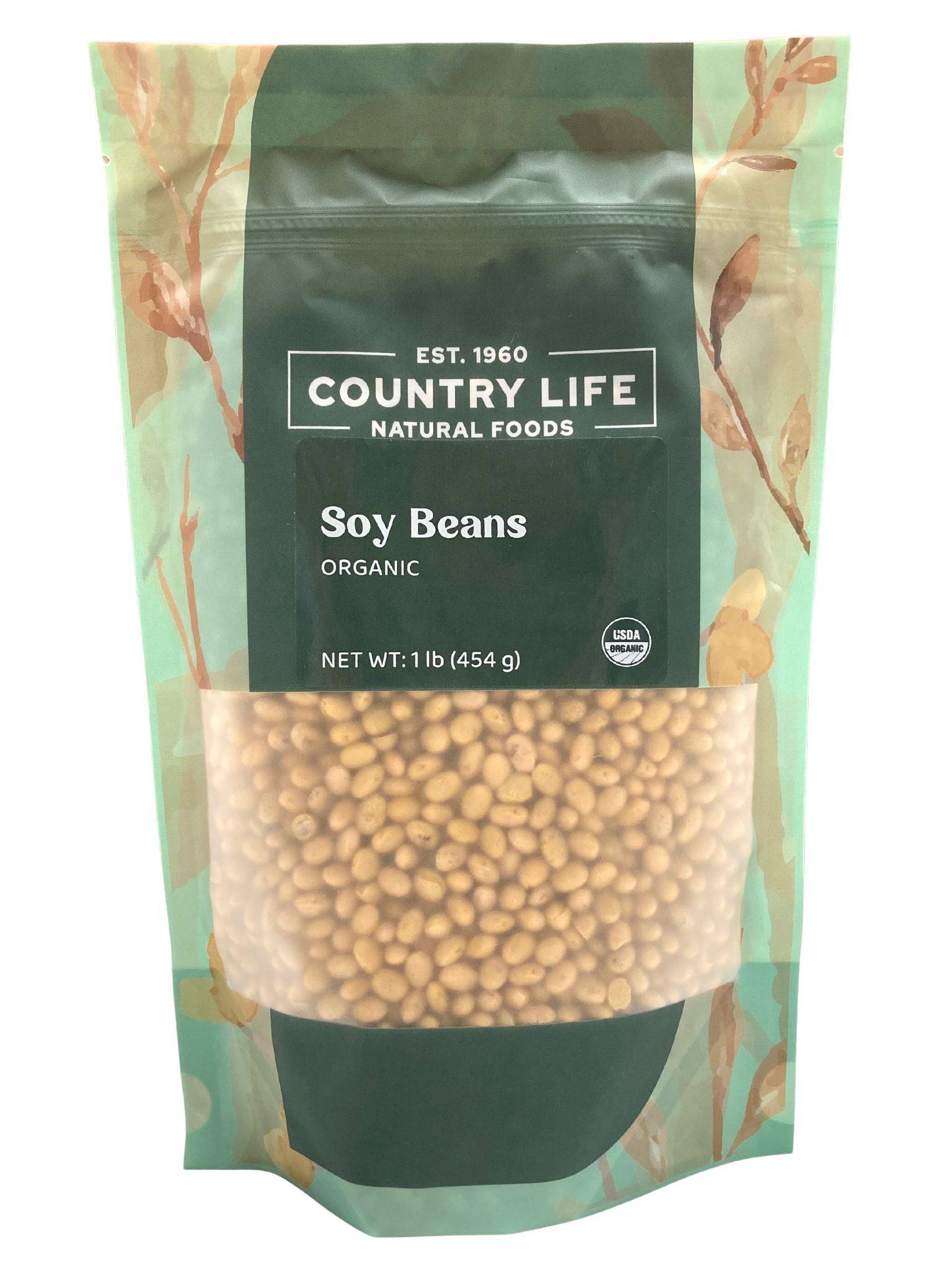 Soy Beans, Organic by Country Life Natural Foods