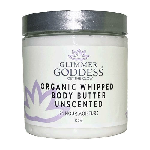 Organic Whipped Body Butter - Lemon Verbena Moisturizer for Dry Skin