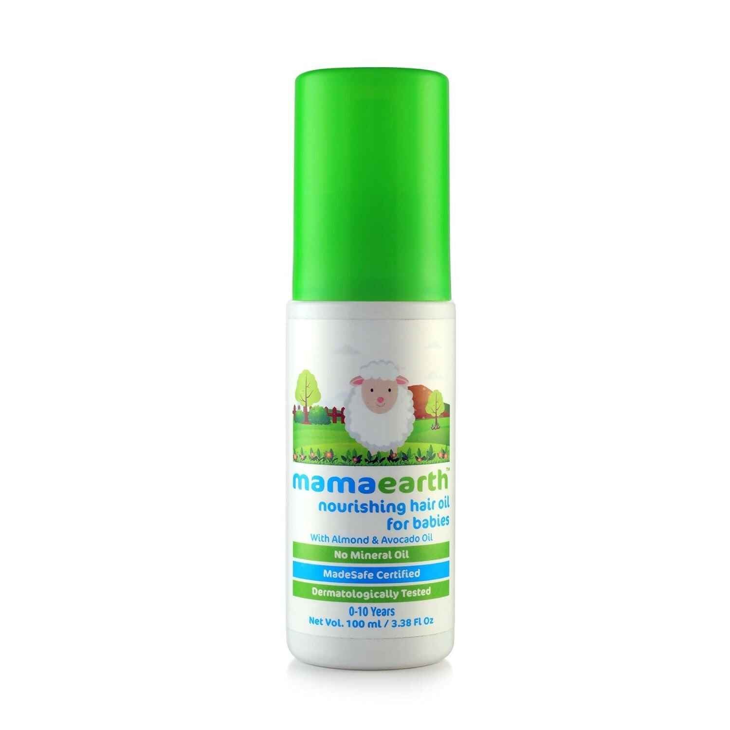 Mamaearth Nourishing Hair Oil & Dusting Powder & Gentle Cleansing Baby Shampoo
