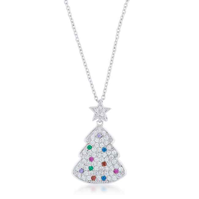 Christmas Tree Drop Necklace