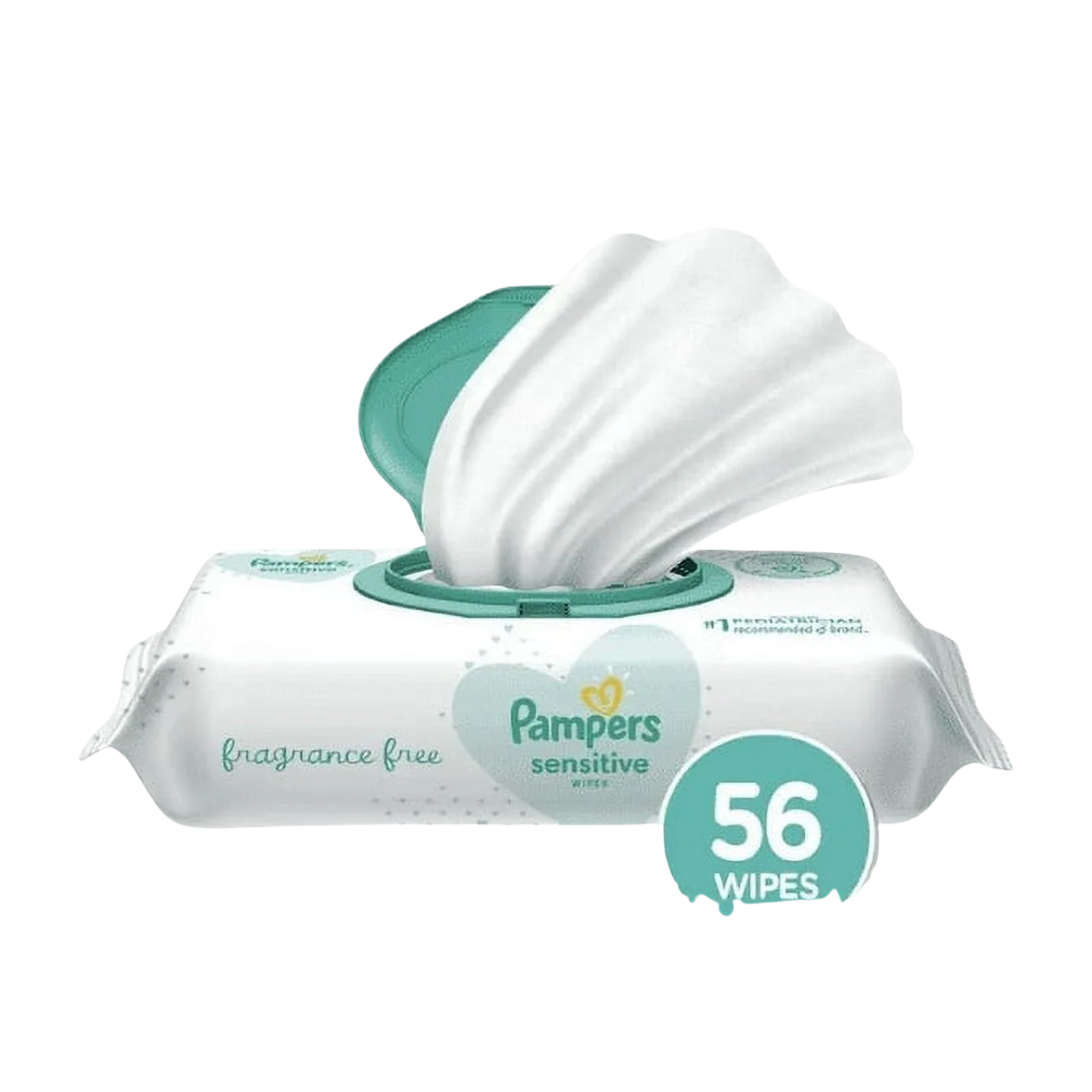 Pampers Baby Wipes Sensitive (56?count) DestGlow