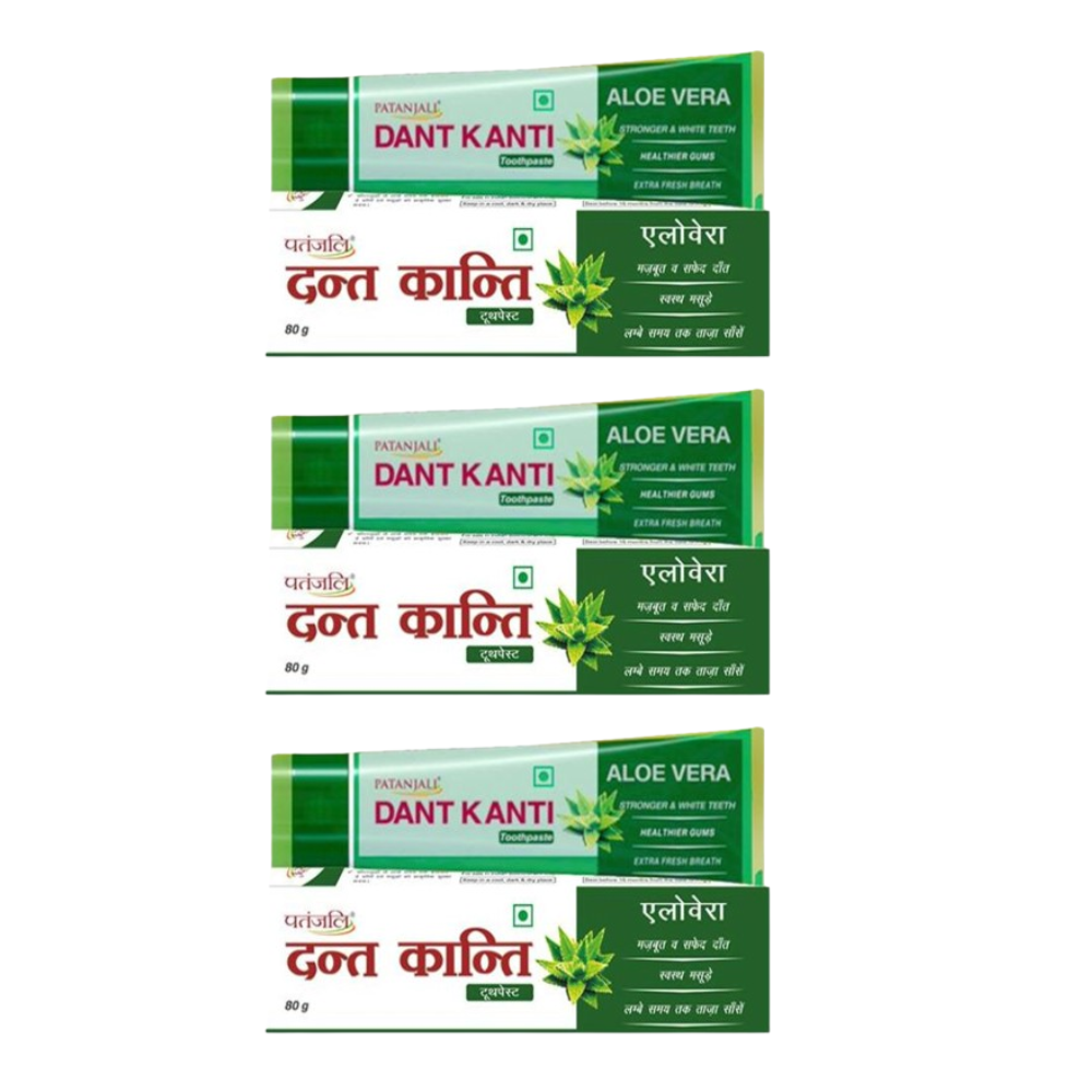 Patanjali Dant Kanti Aloevera Gel Tooth Paste (80 GM)