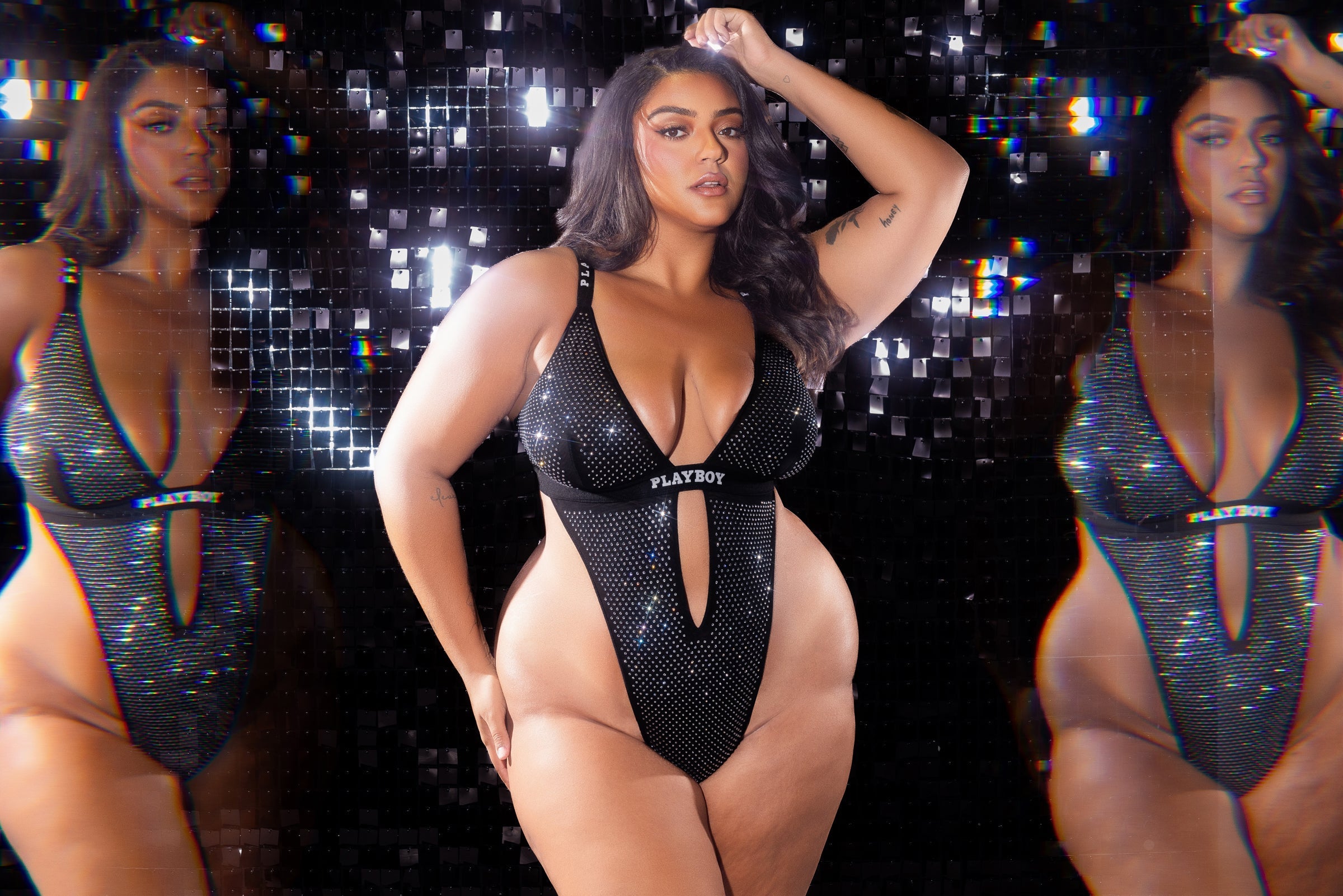 Playboy Disco Fever Teddy by Rave Fix