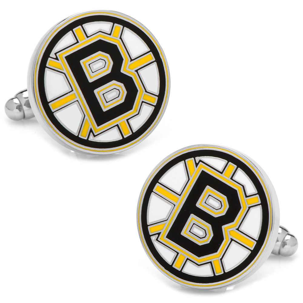 NHL Boston Bruins Cufflinks & Tie Clip Gift Set