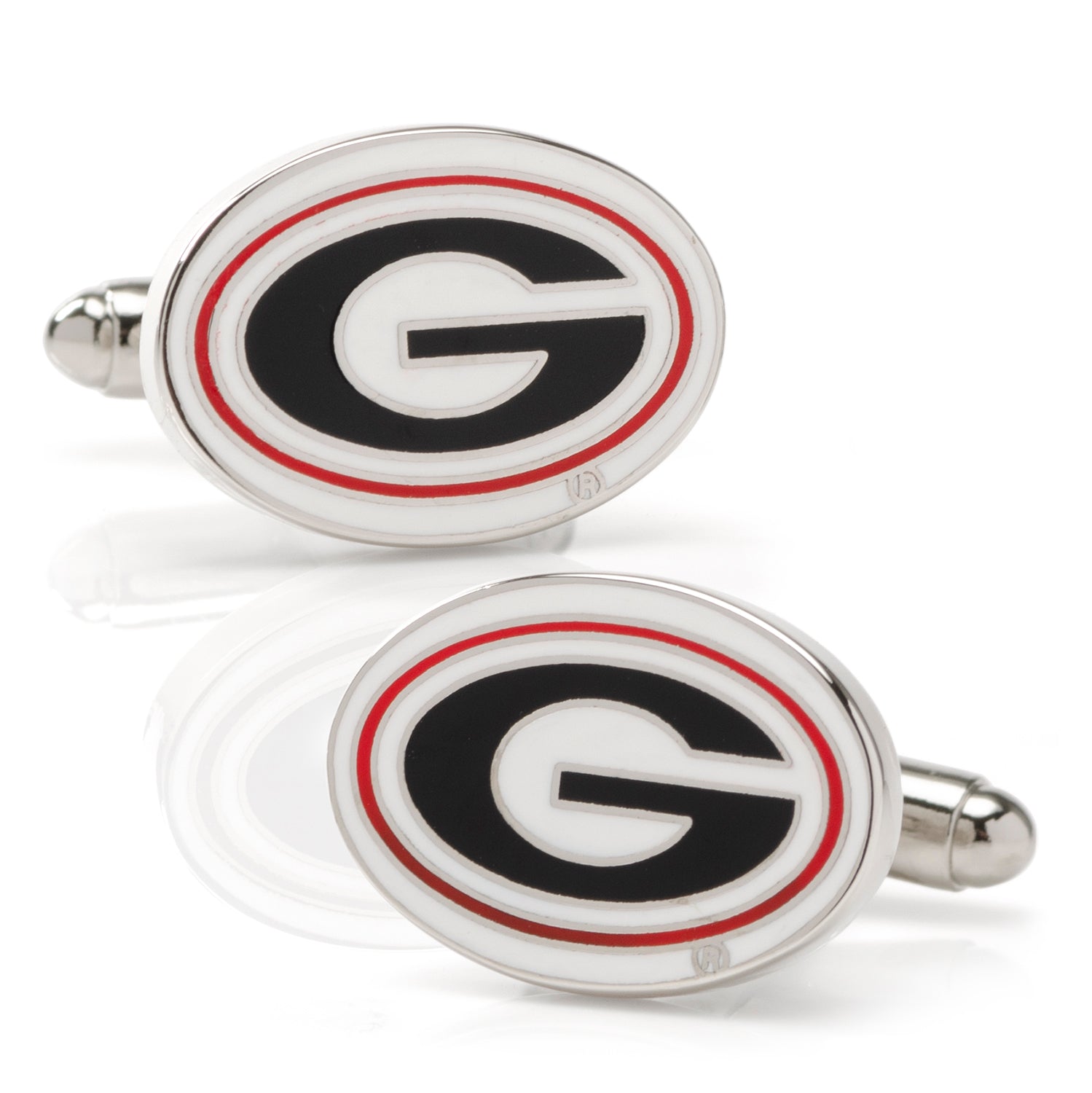 NCAA University of Georgia Bulldog Cufflinks and Lapel Pin Gift Set