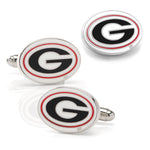 NCAA University of Georgia Bulldog Cufflinks and Lapel Pin Gift Set