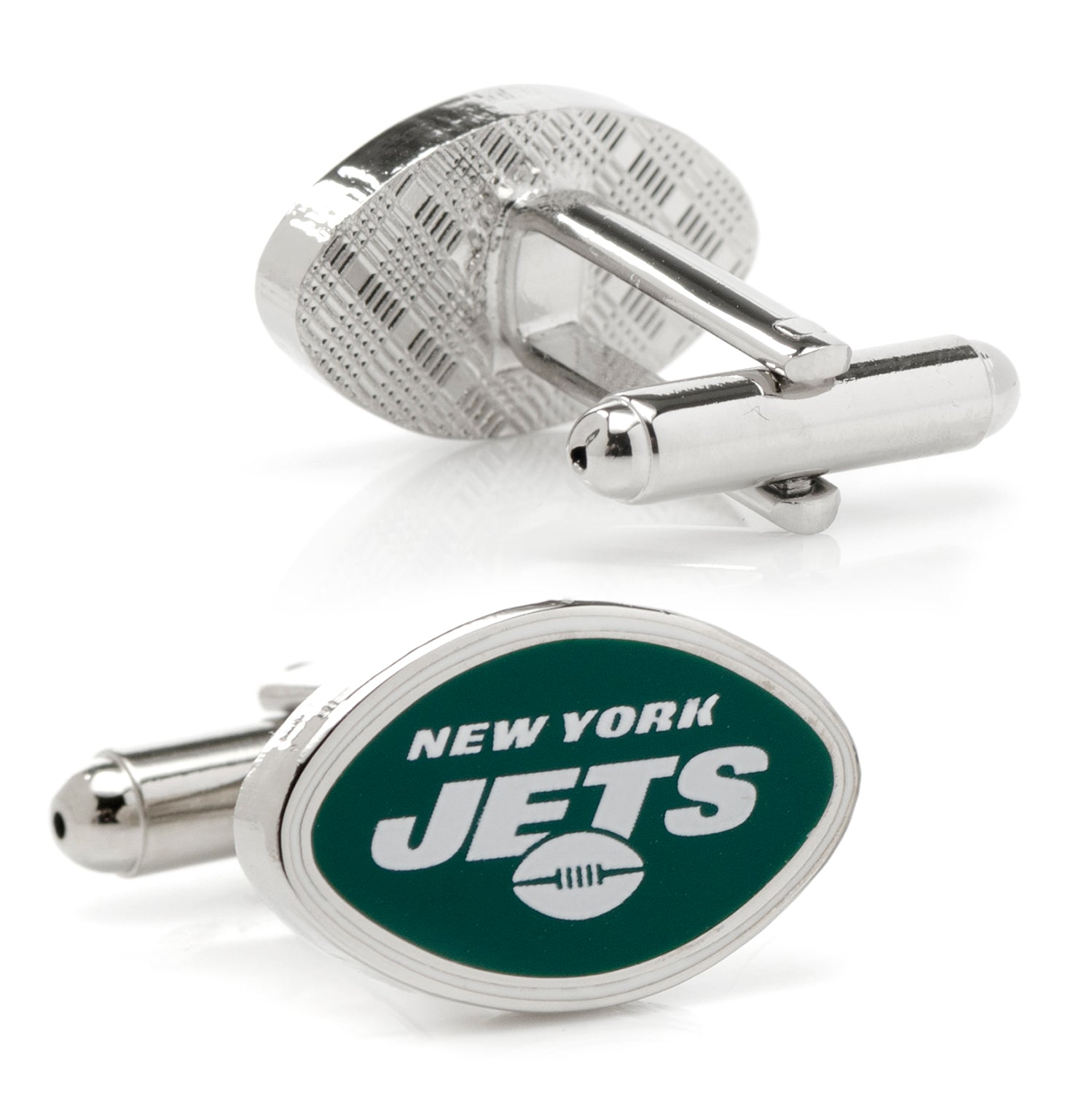 NFL New York Jets Cufflinks & Tie Bar Gift Set by Cufflinks.com