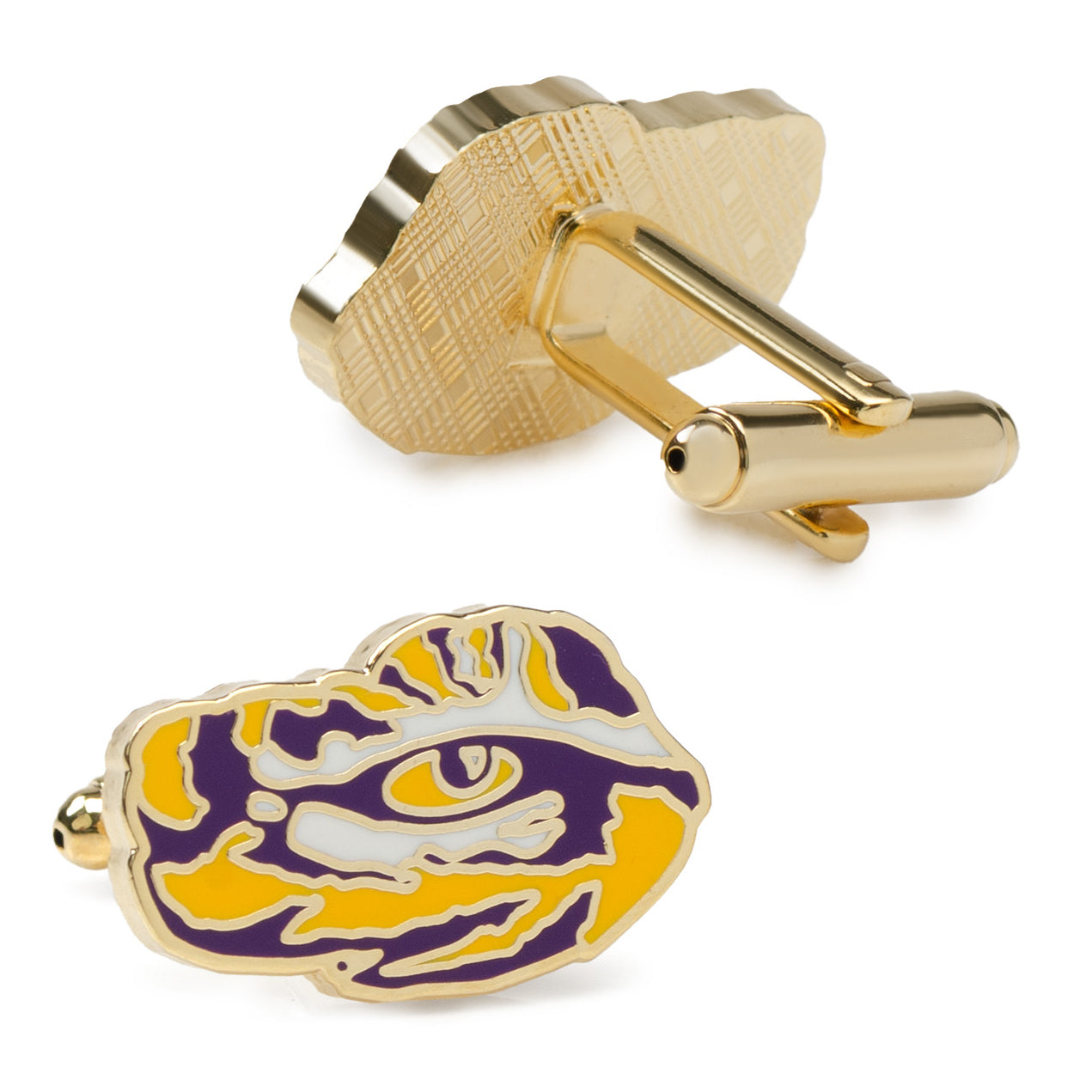 NCAA Gold LSU Tigers Cufflinks by Cufflinks.com