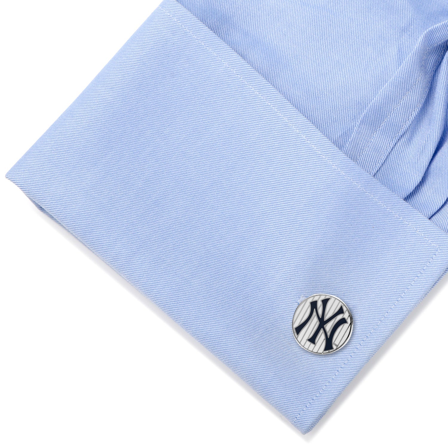 MLB New York Yankees Pinstripe Cufflink and Tie Bar Gift Set