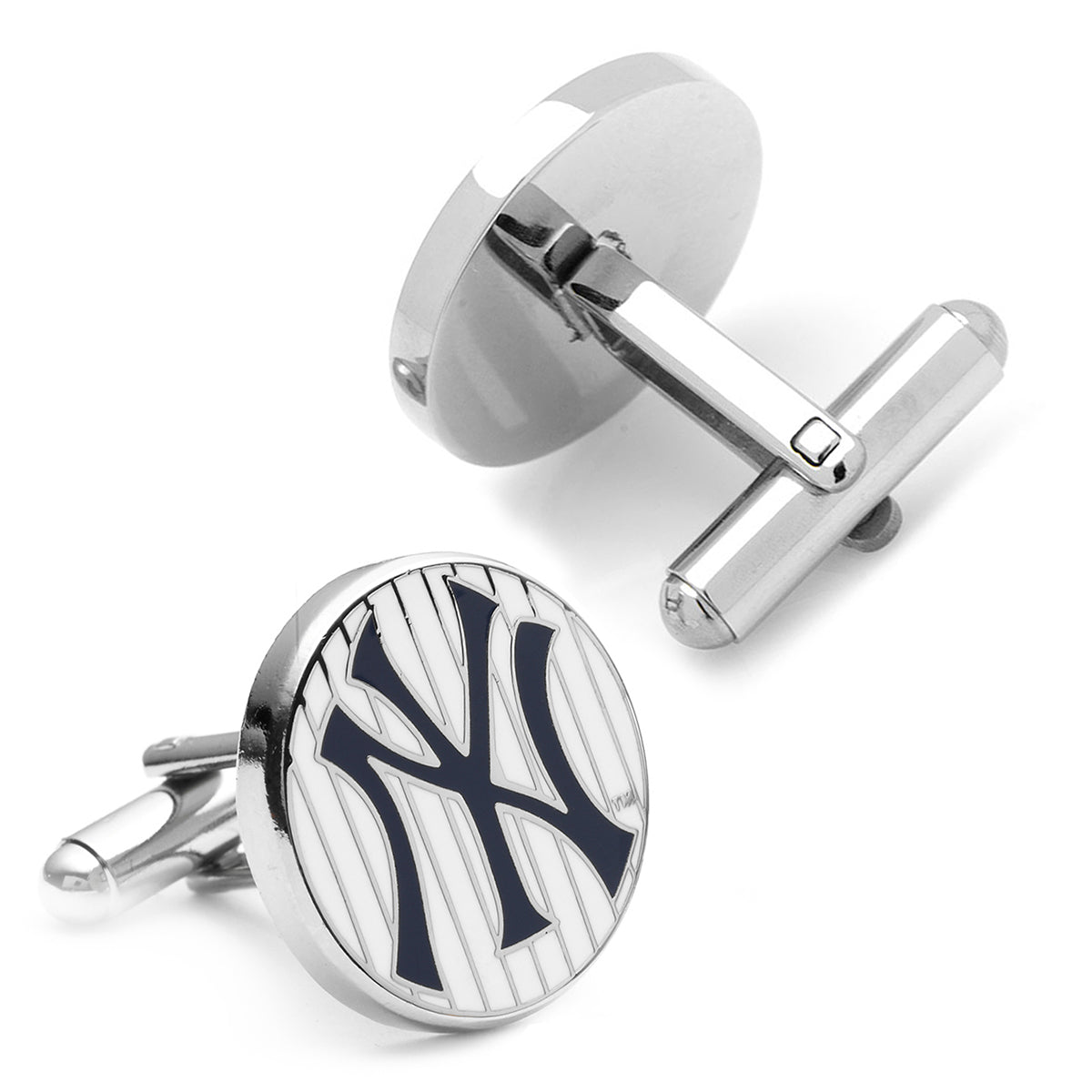 MLB New York Yankees Pinstripe Cufflink and Tie Bar Gift Set