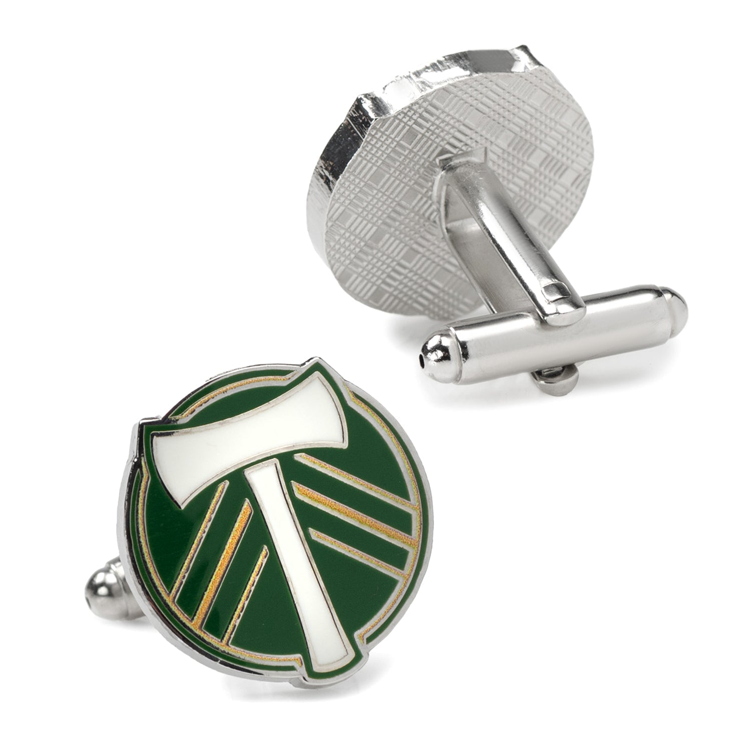 MLS Portland Timbers Cufflinks and Lapel Pin Gift Set