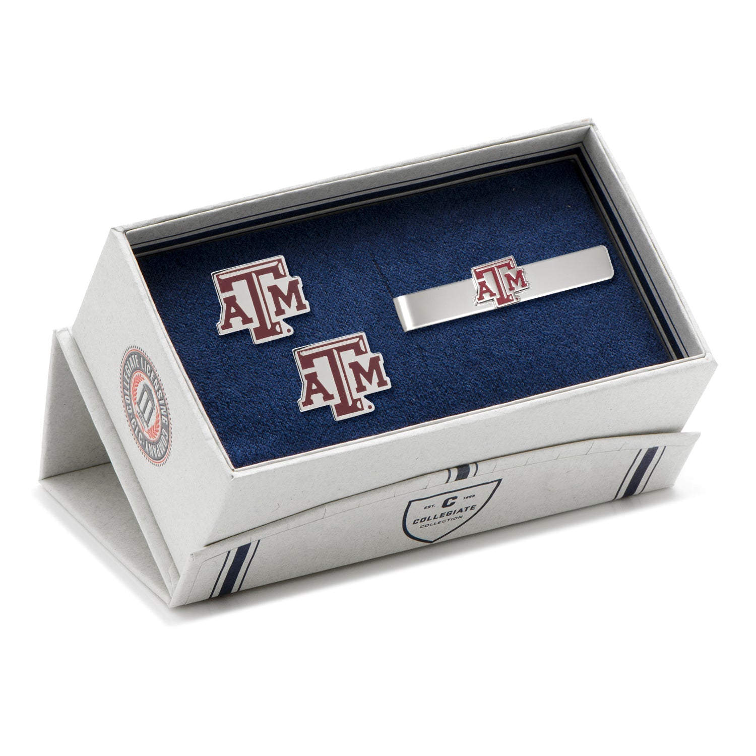 NCAA Texas A&M Aggies Cufflinks and Tie Bar Gift Set