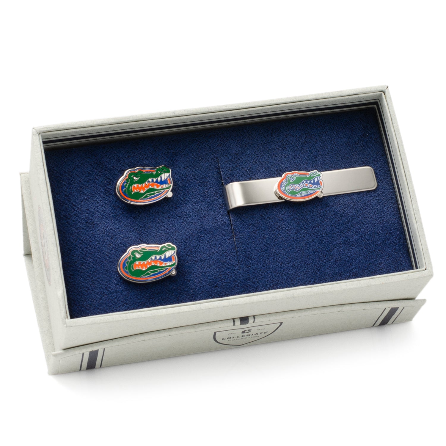 NCAA University of Florida Cufflinks and Tie Bar Gift Set