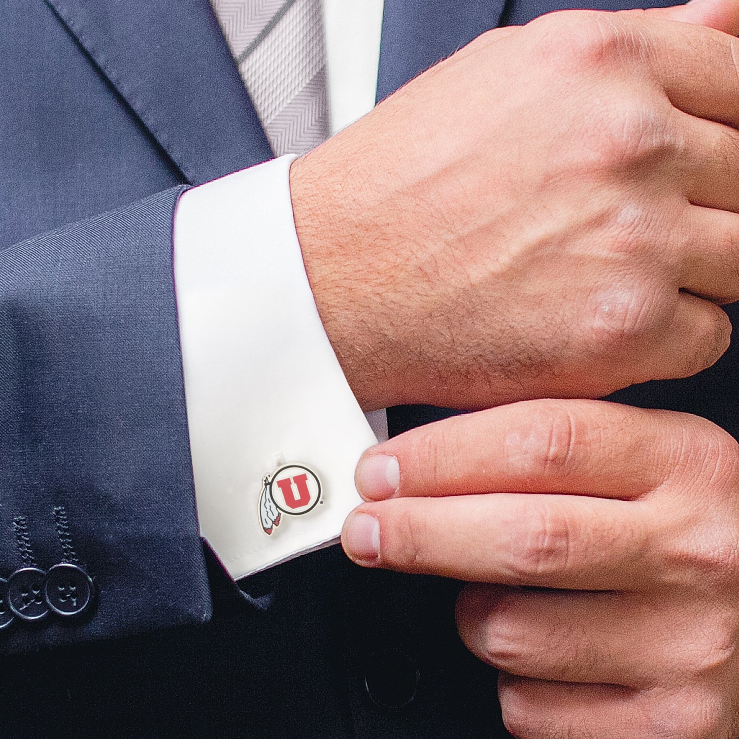 NCAA University of Utah Utes Cufflinks by Cufflinks.com