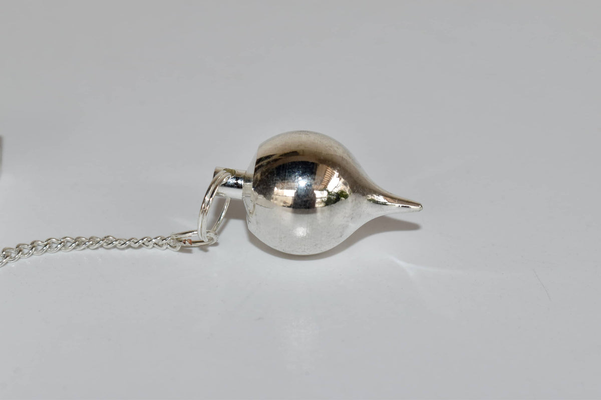 Brass Silver Metal Pendulums, Solid Ball Pendulum. DestGlow