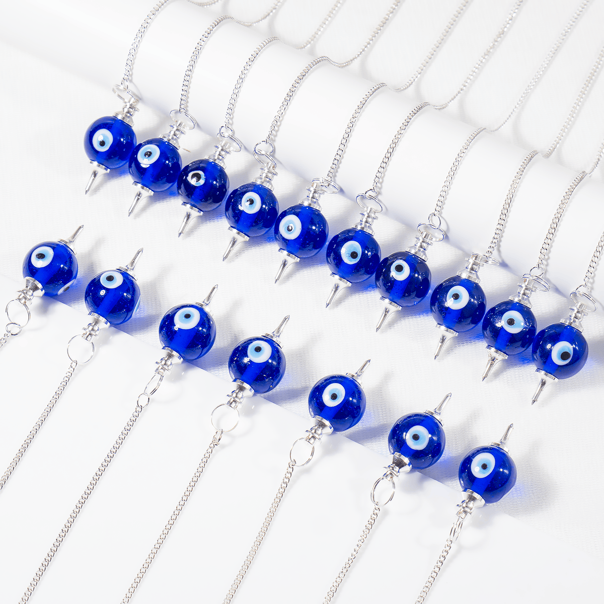 Evil Eye Crystal Pendulums, Crystal Ball Pendulums