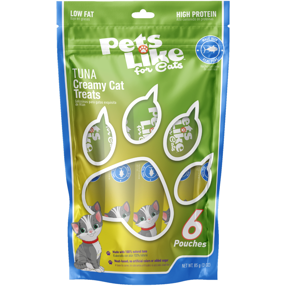 Pets Like Creamy Tuna Lickable Cat Treat (3.17 oz) DestGlow